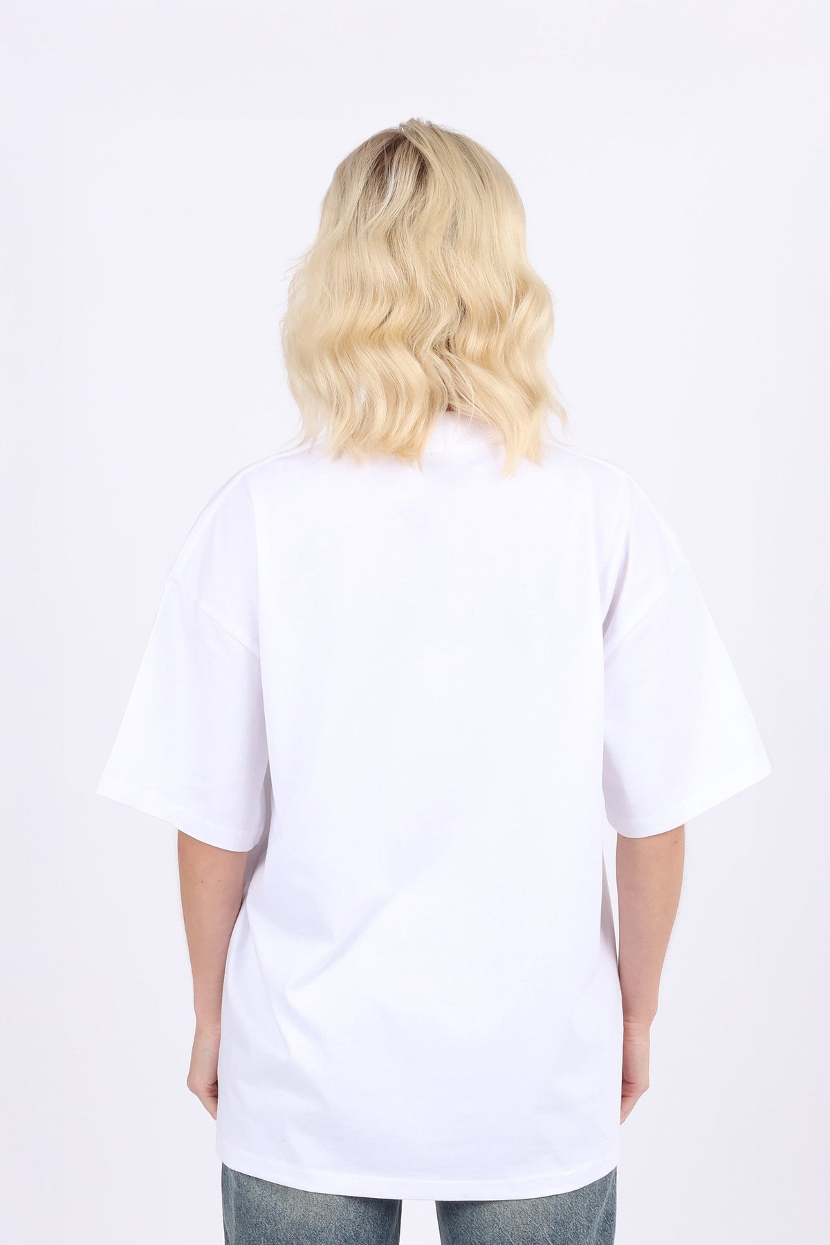 220GSM Oversized T-Shirt In Tropical Hibiscus Floral Print