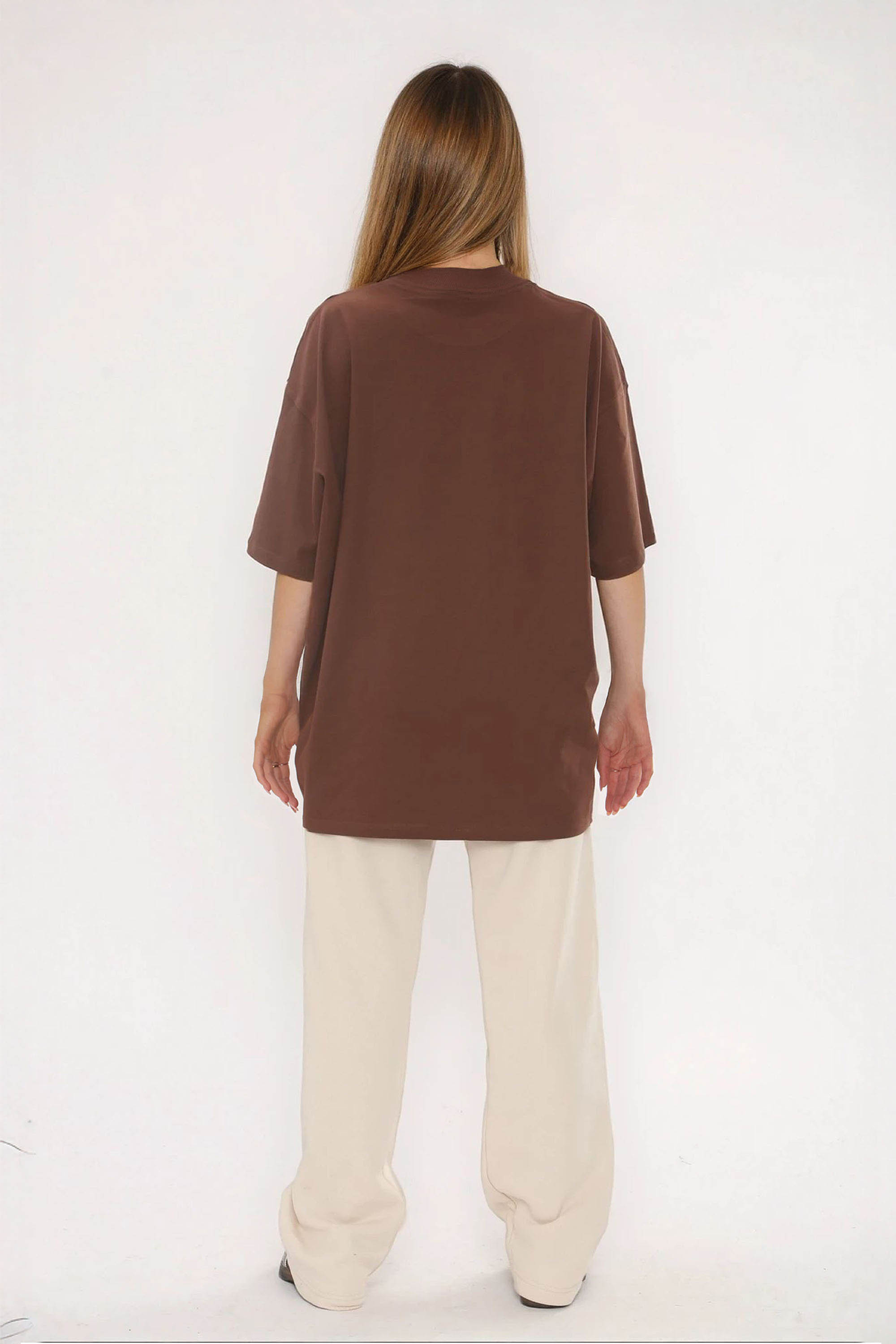 220GSM Oversized T-Shirt in Valentine XOXO Love Print