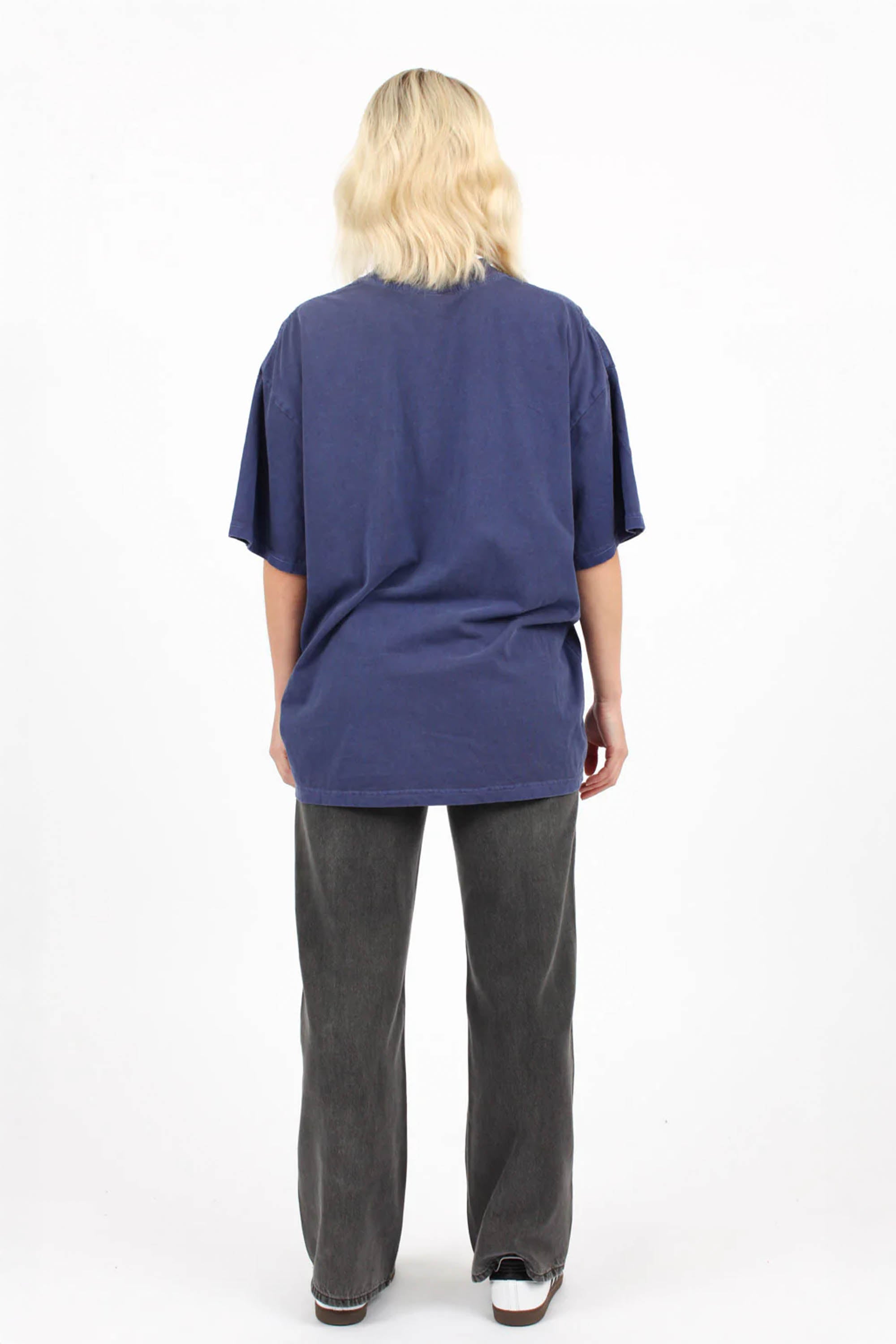 220GSM Oversized Acid Washed T-Shirt In OC logo Print