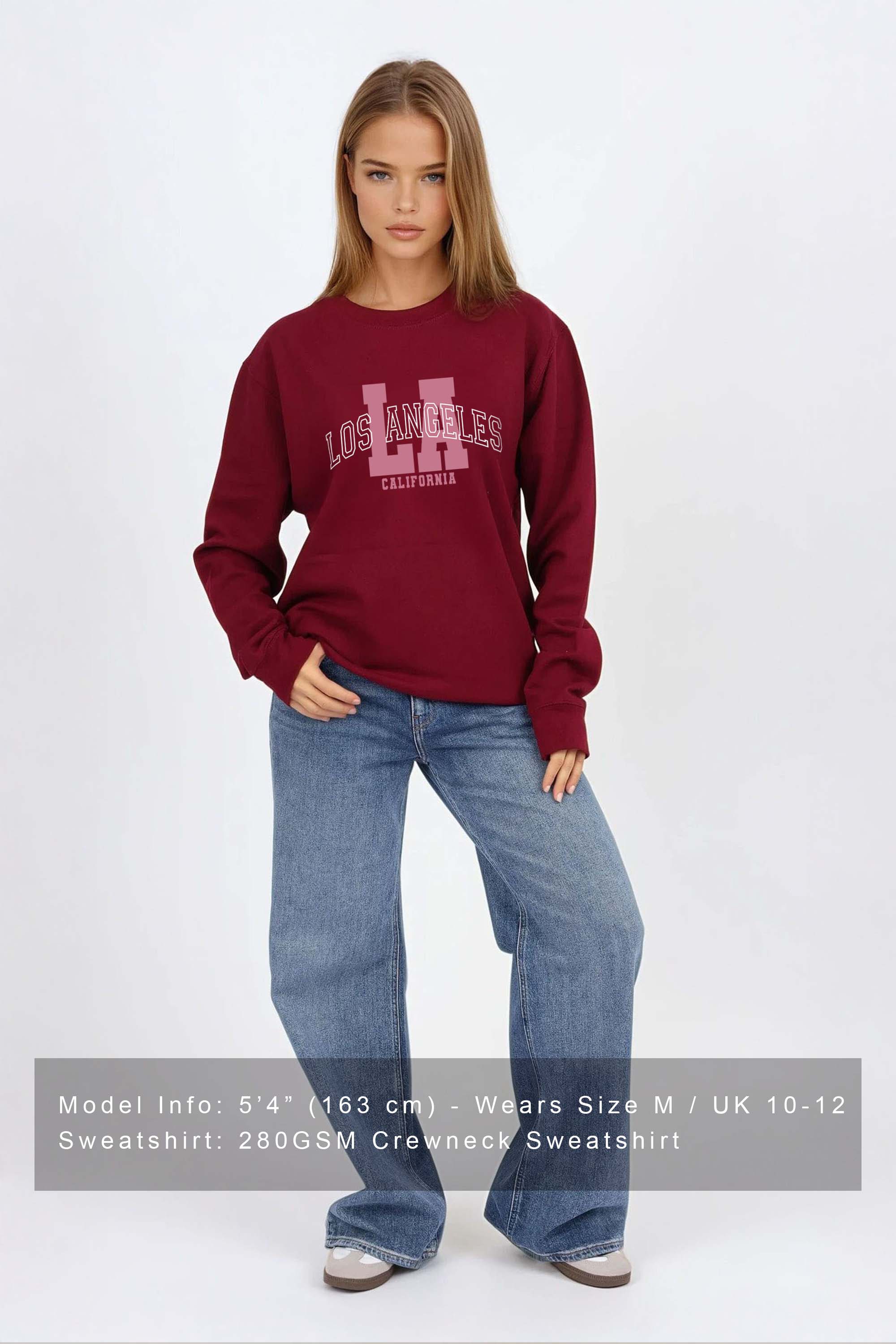 Los Angeles California Printed Sweatshirt