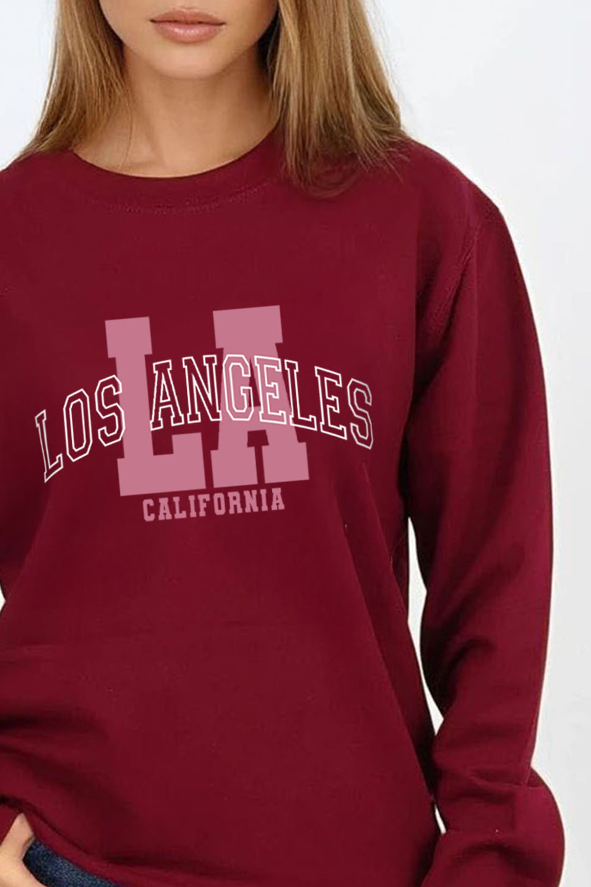 Los Angeles California Printed Sweatshirt