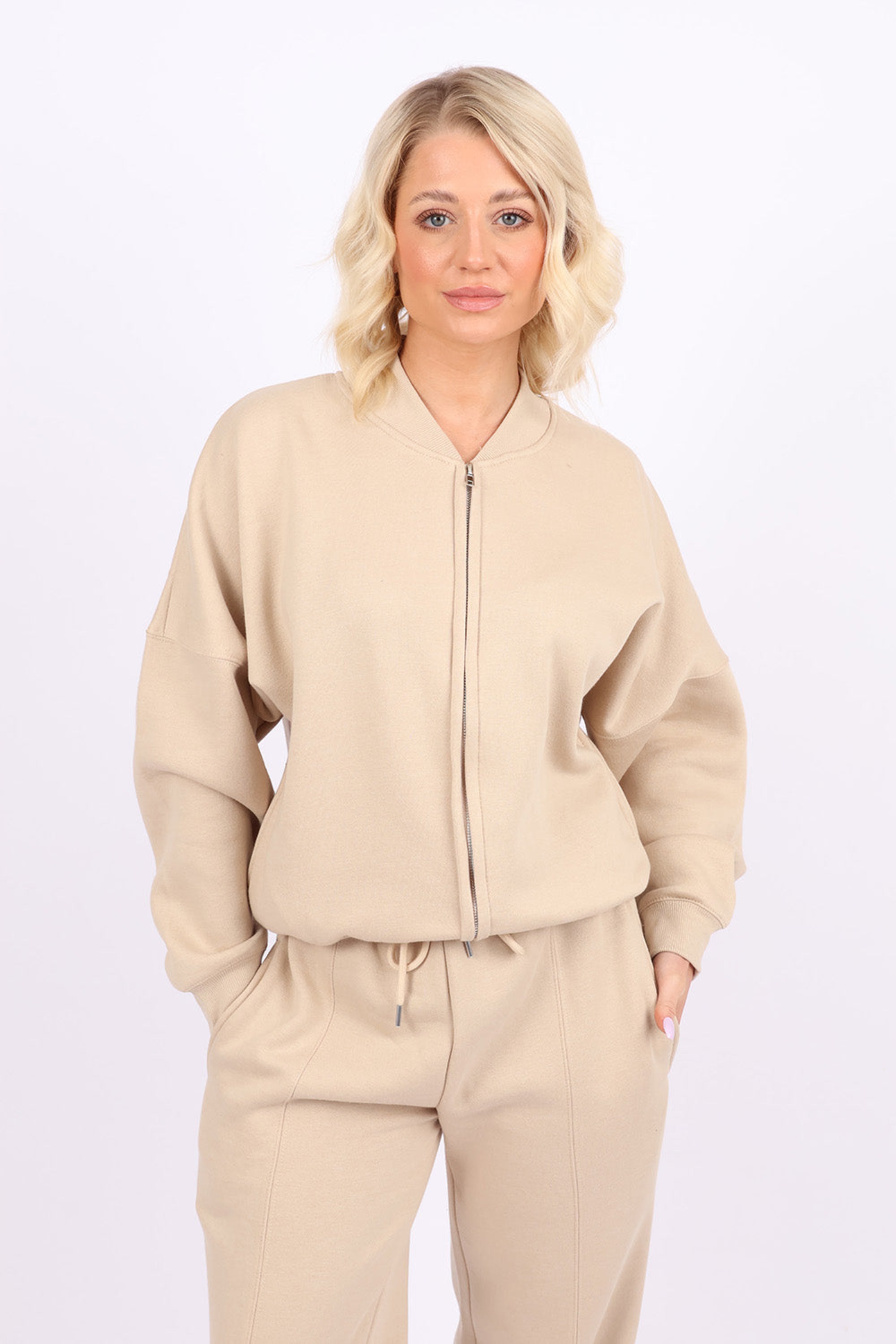 Bomber Style Fleece Zipper Co-ord Set (Pack of 6 Sets)
