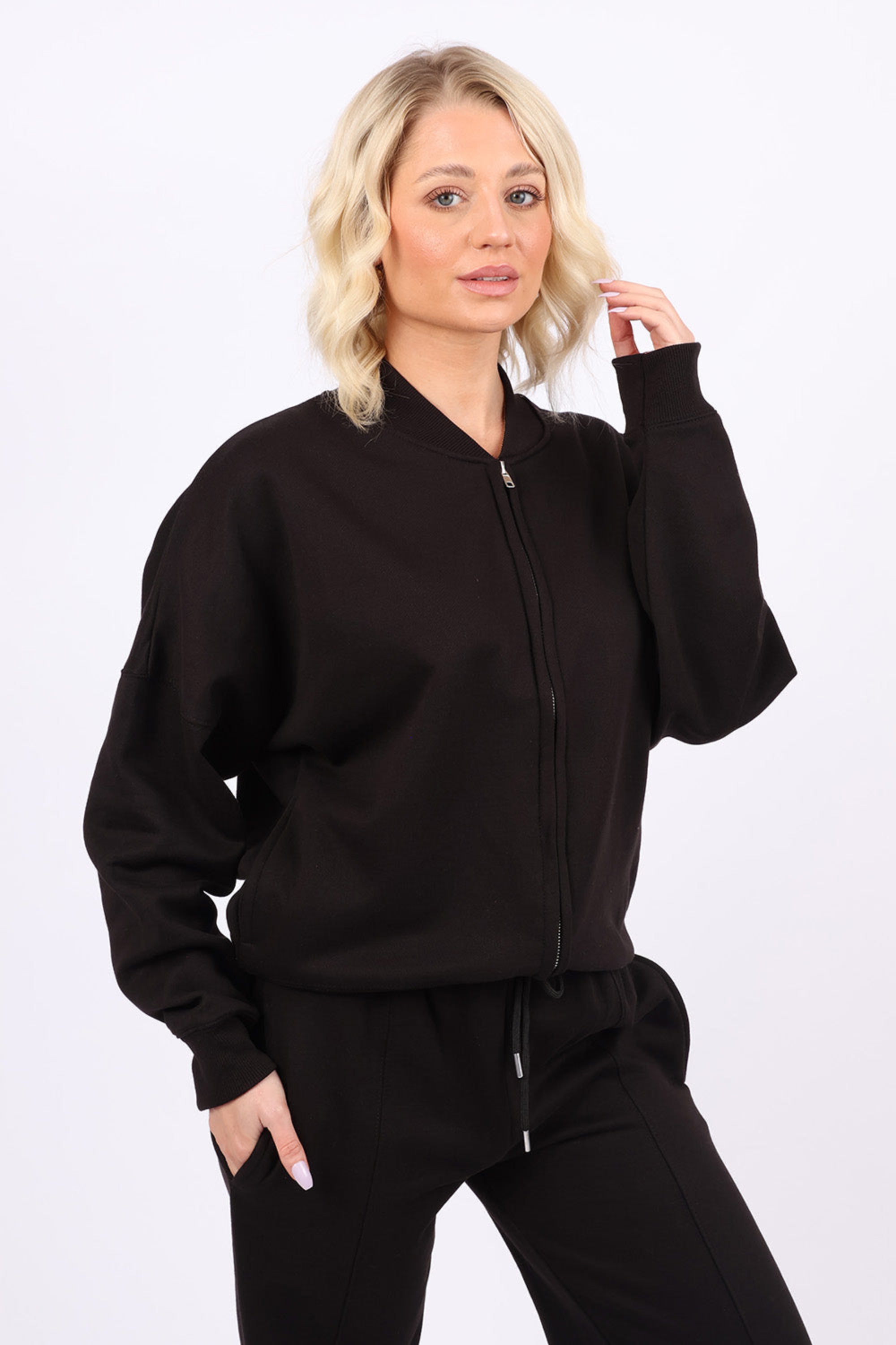 Bomber Style Fleece Zipper Co-ord Set (Pack of 5 Sets)