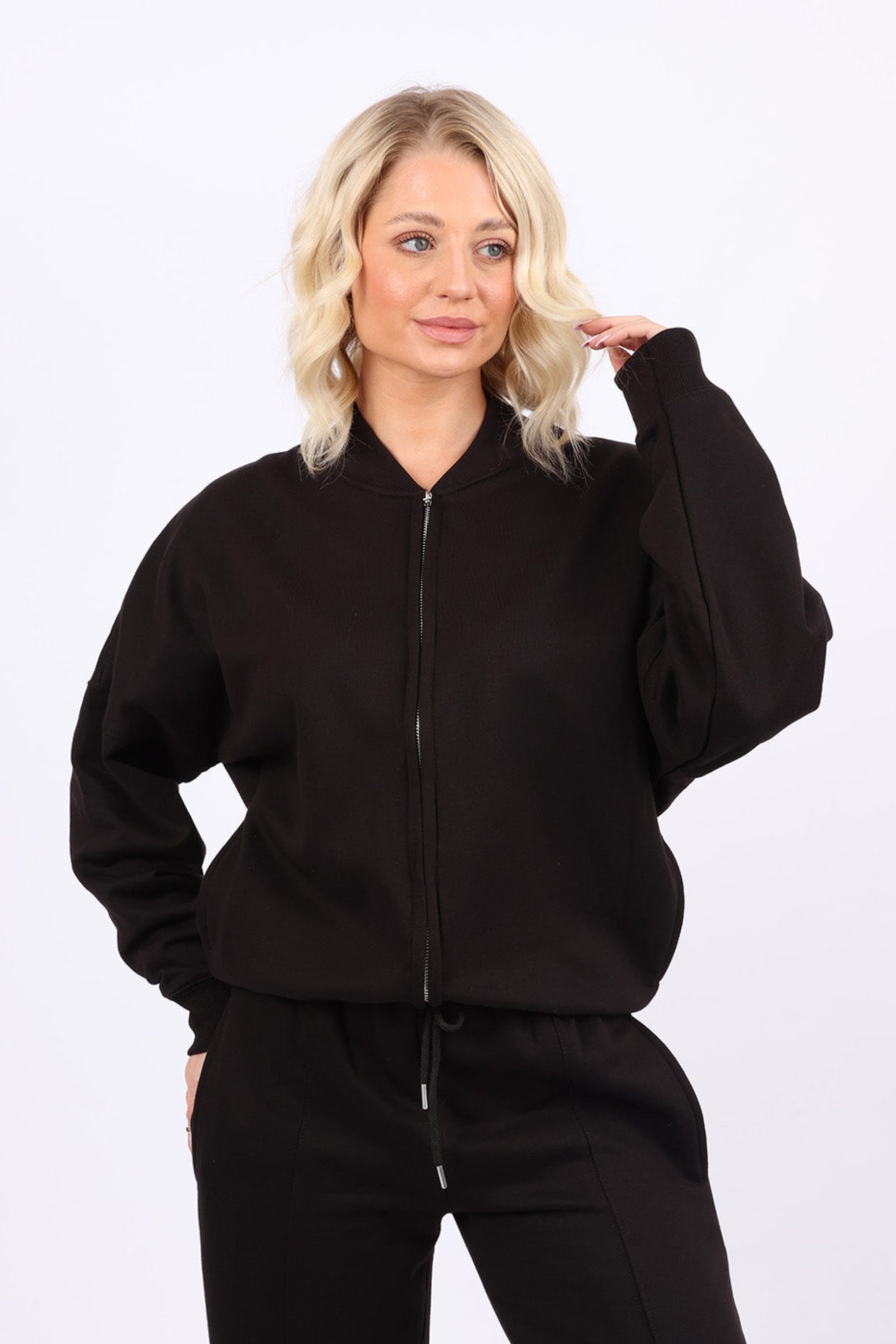 Bomber Style Fleece Zipper Co-ord Set (Pack of 6 Sets)