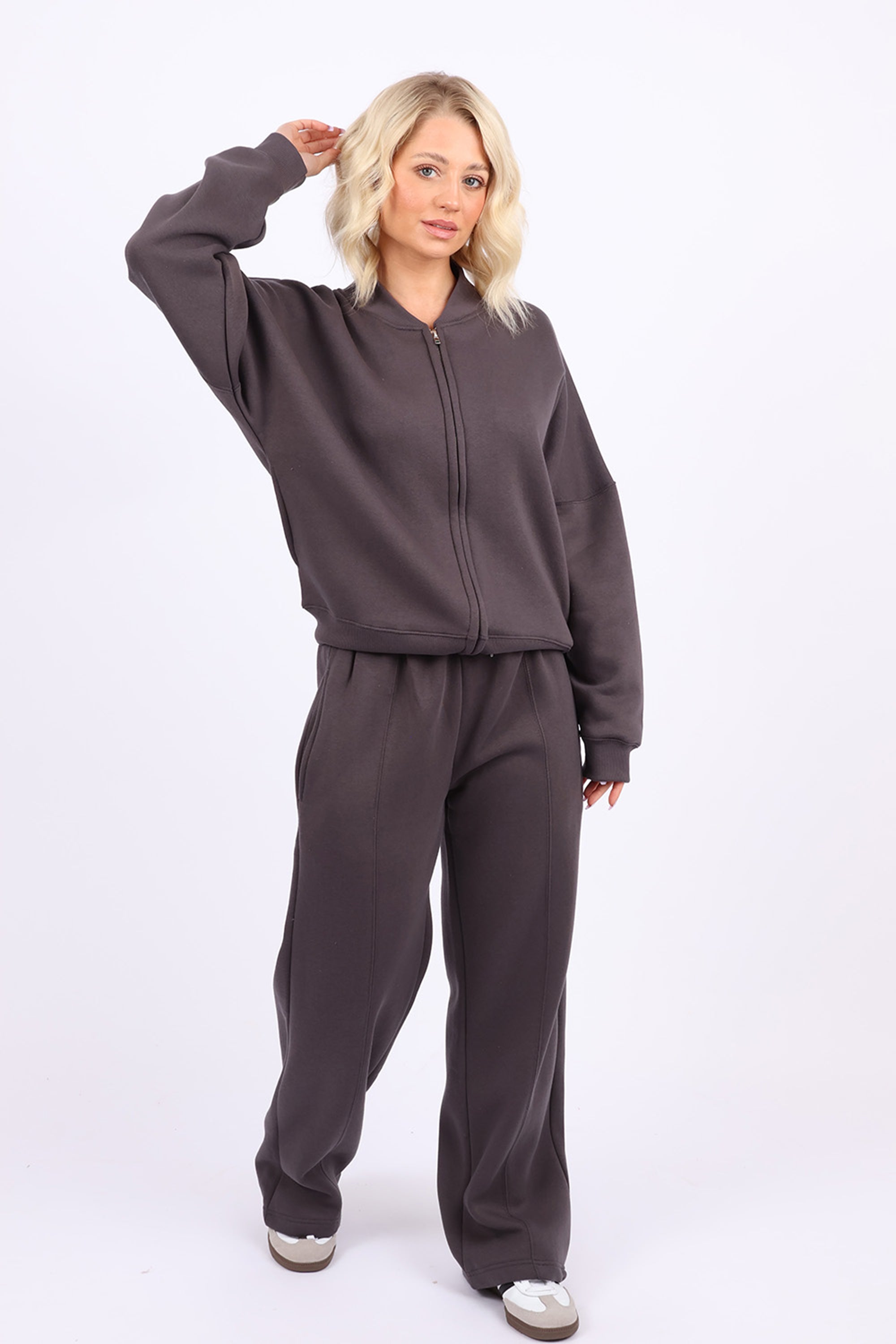 Bomber Style Fleece Zipper Co-ord Set (Pack of 5 Sets)