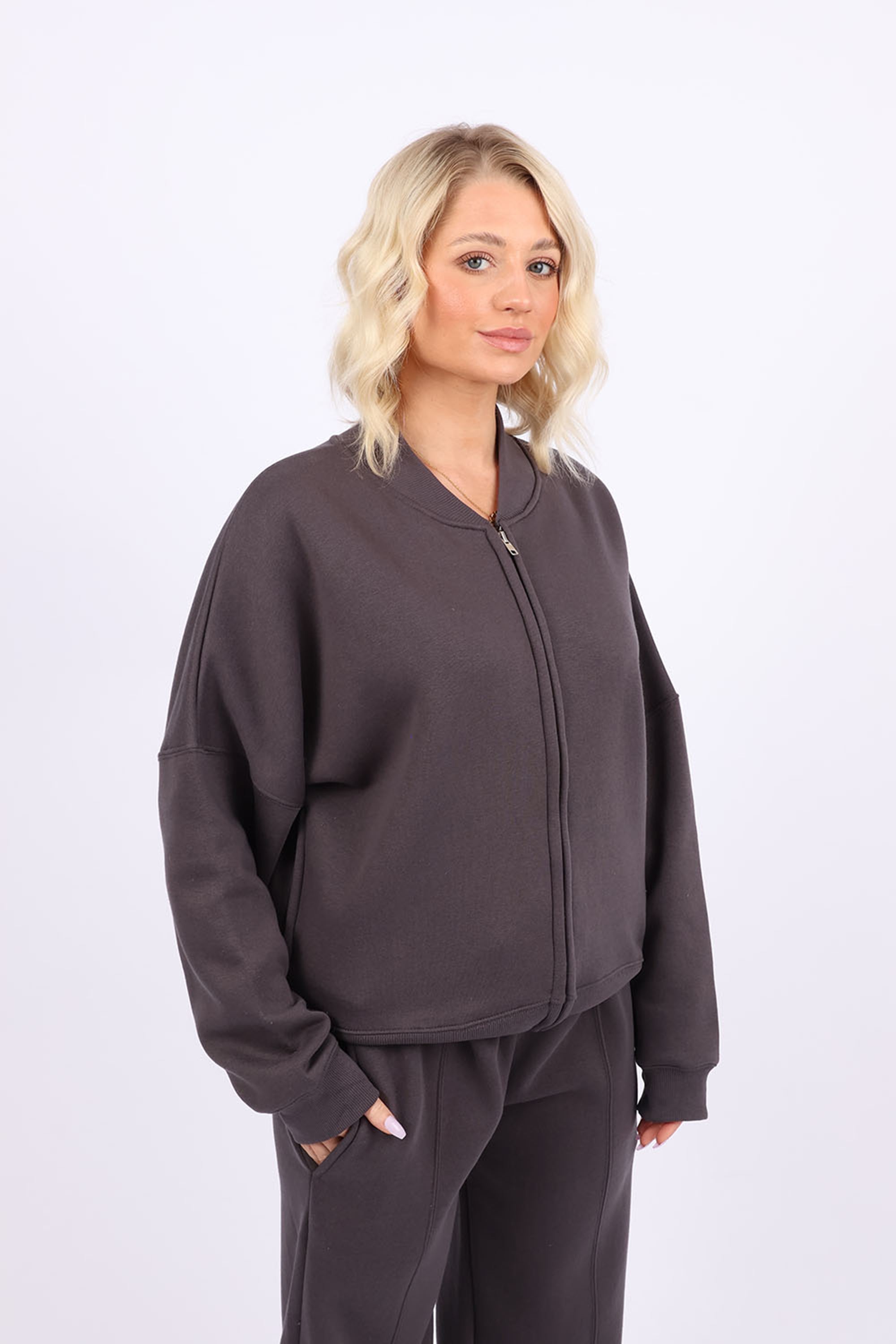 Bomber Style Fleece Zipper Co-ord Set (Pack of 5 Sets)