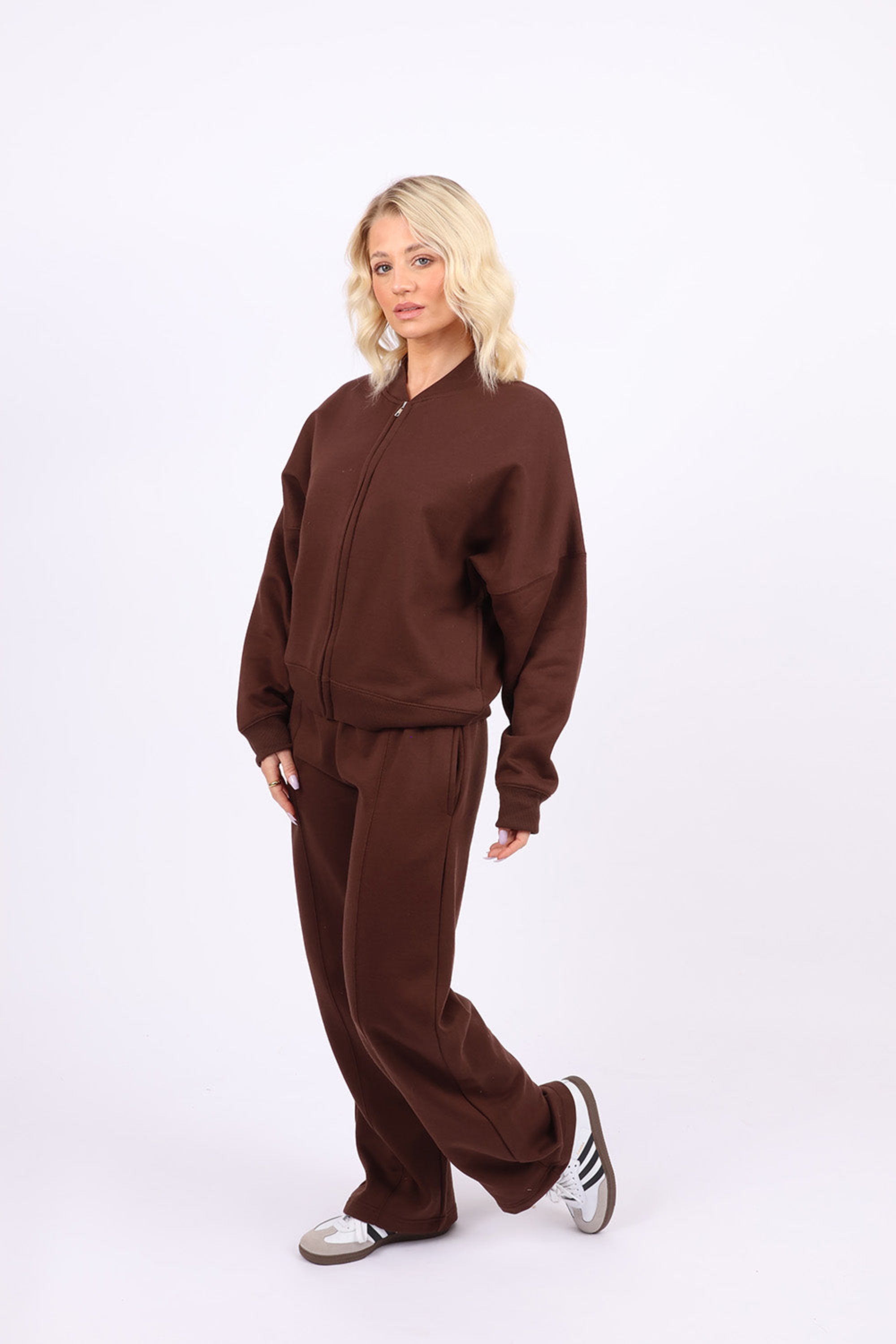 Bomber Style Fleece Zipper Co-ord Set (Pack of 5 Sets)