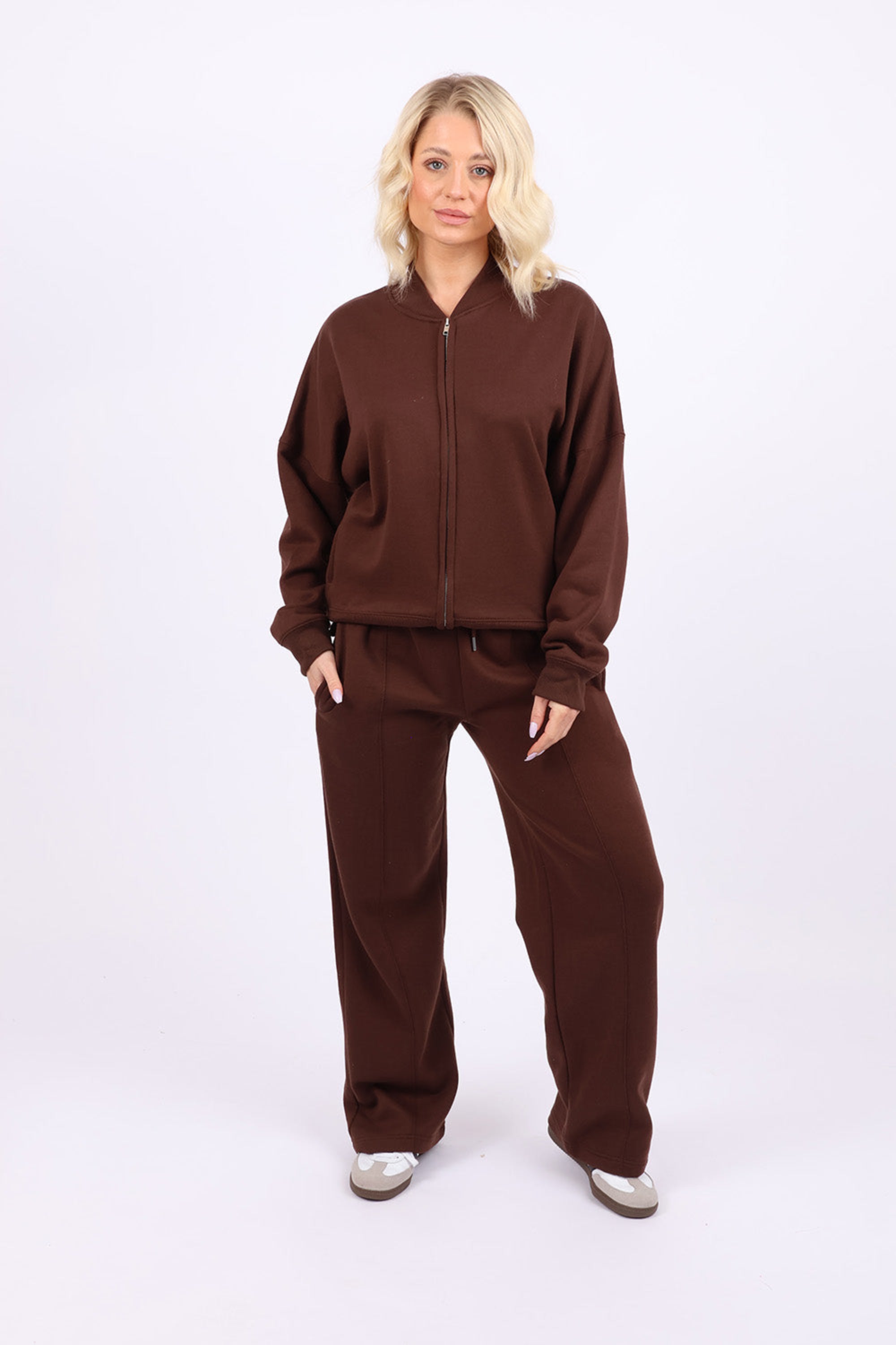 Bomber Style Fleece Zipper Co-ord Set (Pack of 5 Sets)
