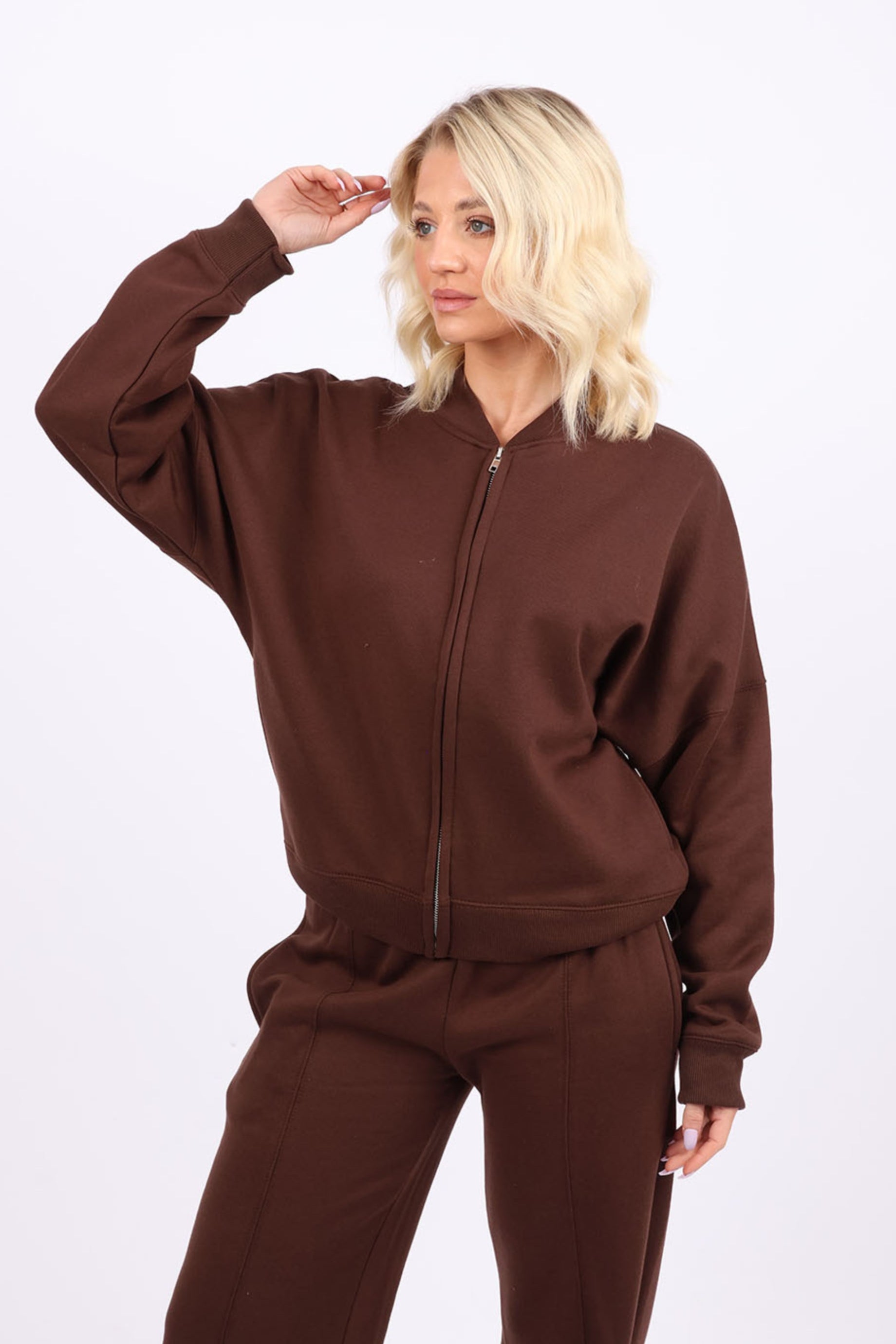 Bomber Style Fleece Zipper Co-ord Set (Pack of 6 Sets)