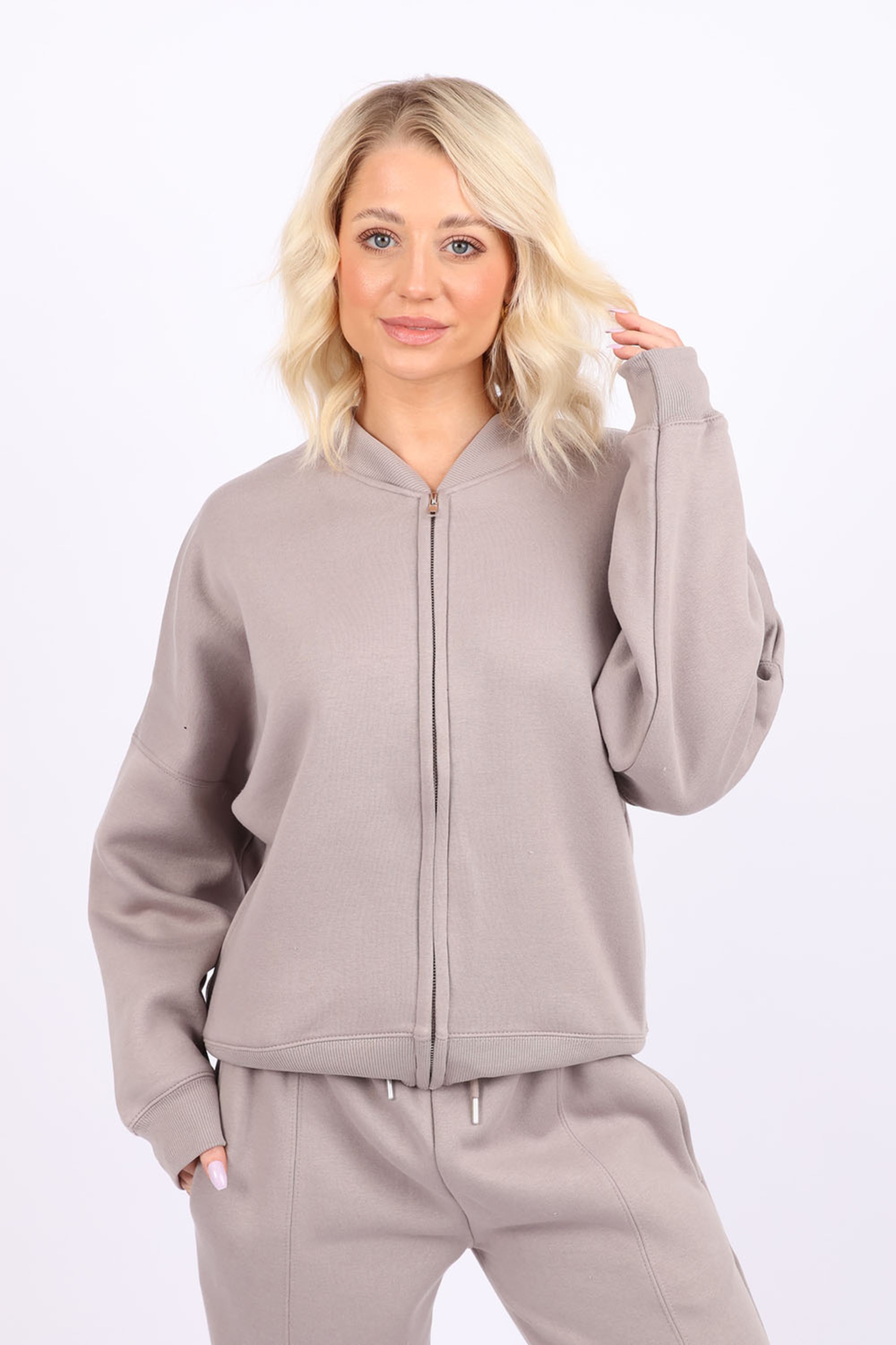 Bomber Style Fleece Zipper Co-ord Set (Pack of 6 Sets)