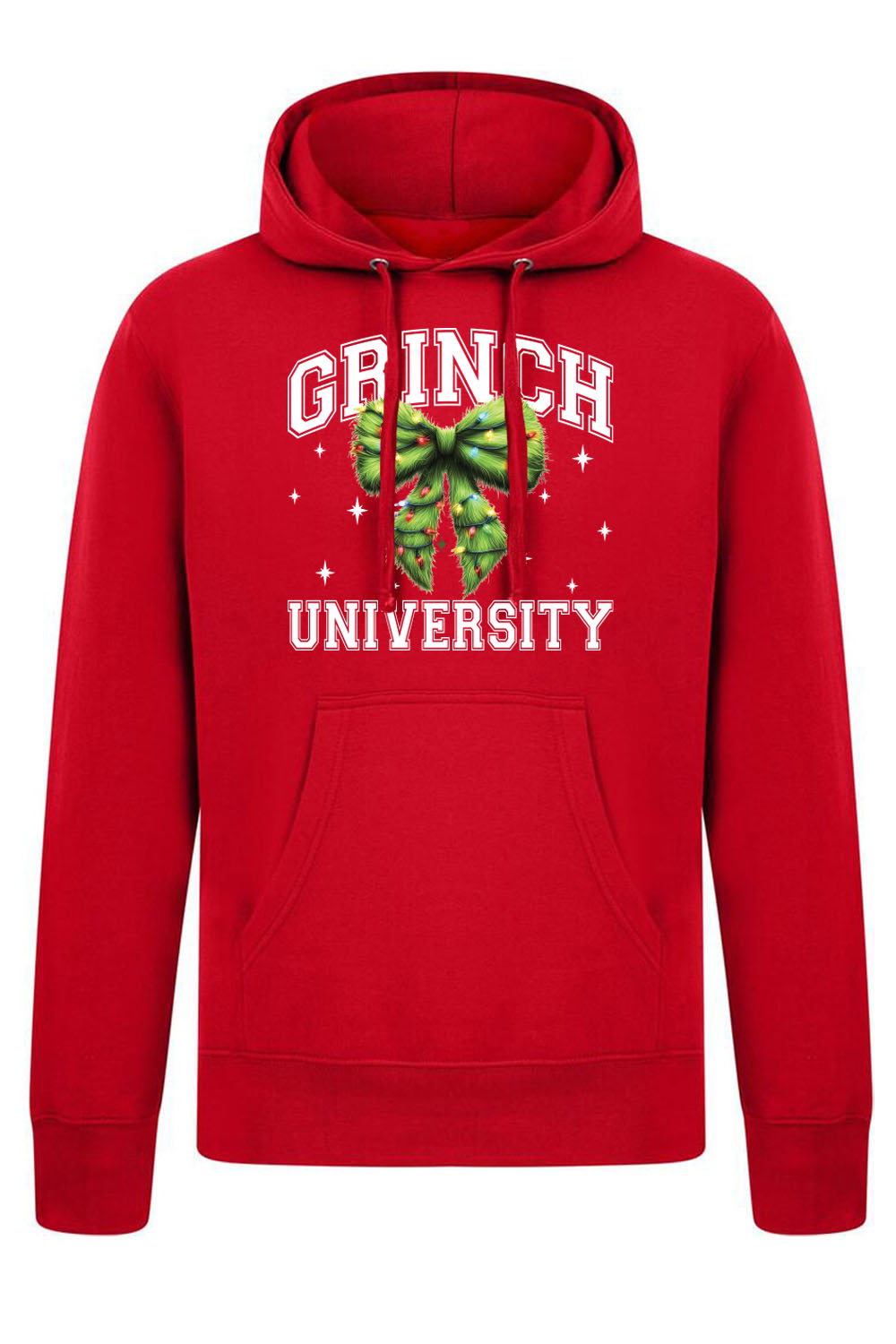 Grinch University Christmas Printed Hoodie