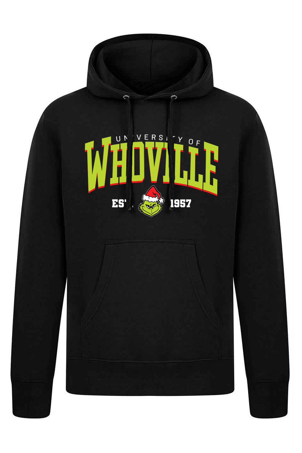 University of Whoville Printed Hoodie |Christmas Jumper (Pack of 6)