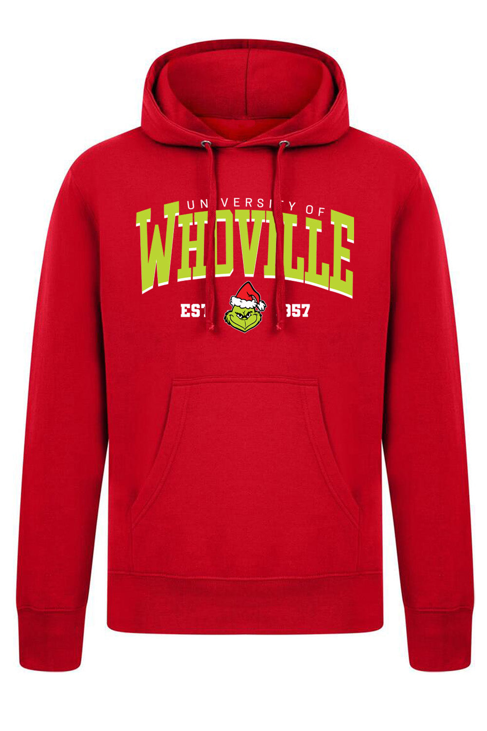 University of Whoville Printed Hoodie |Christmas Jumper (Pack of 6)