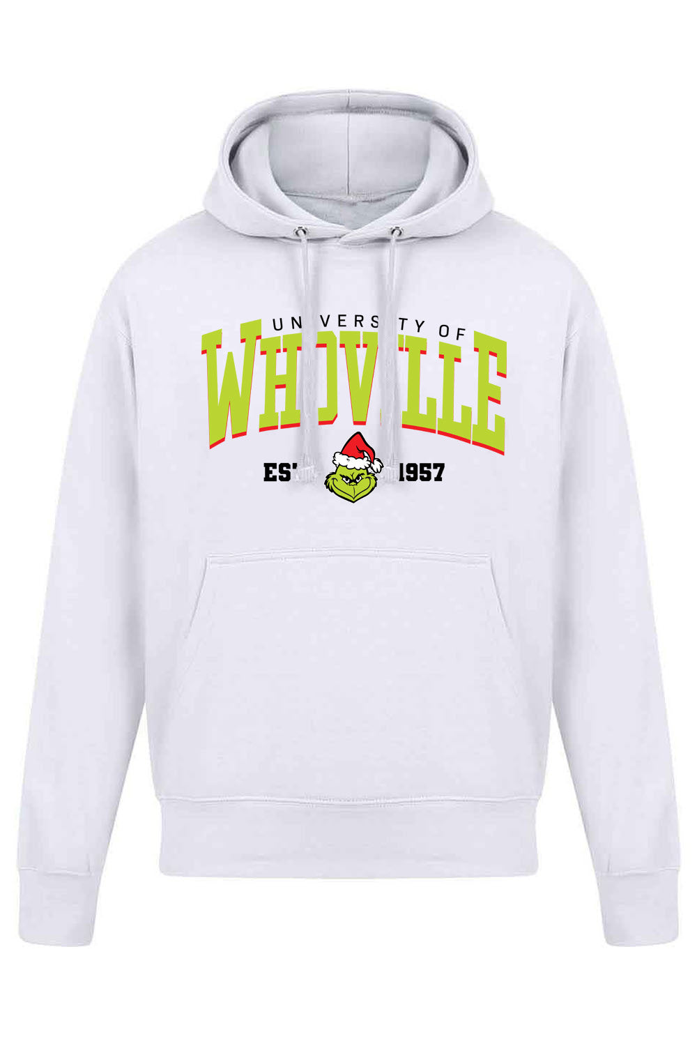 University of Whoville Printed Hoodie |Christmas Jumper (Pack of 6)
