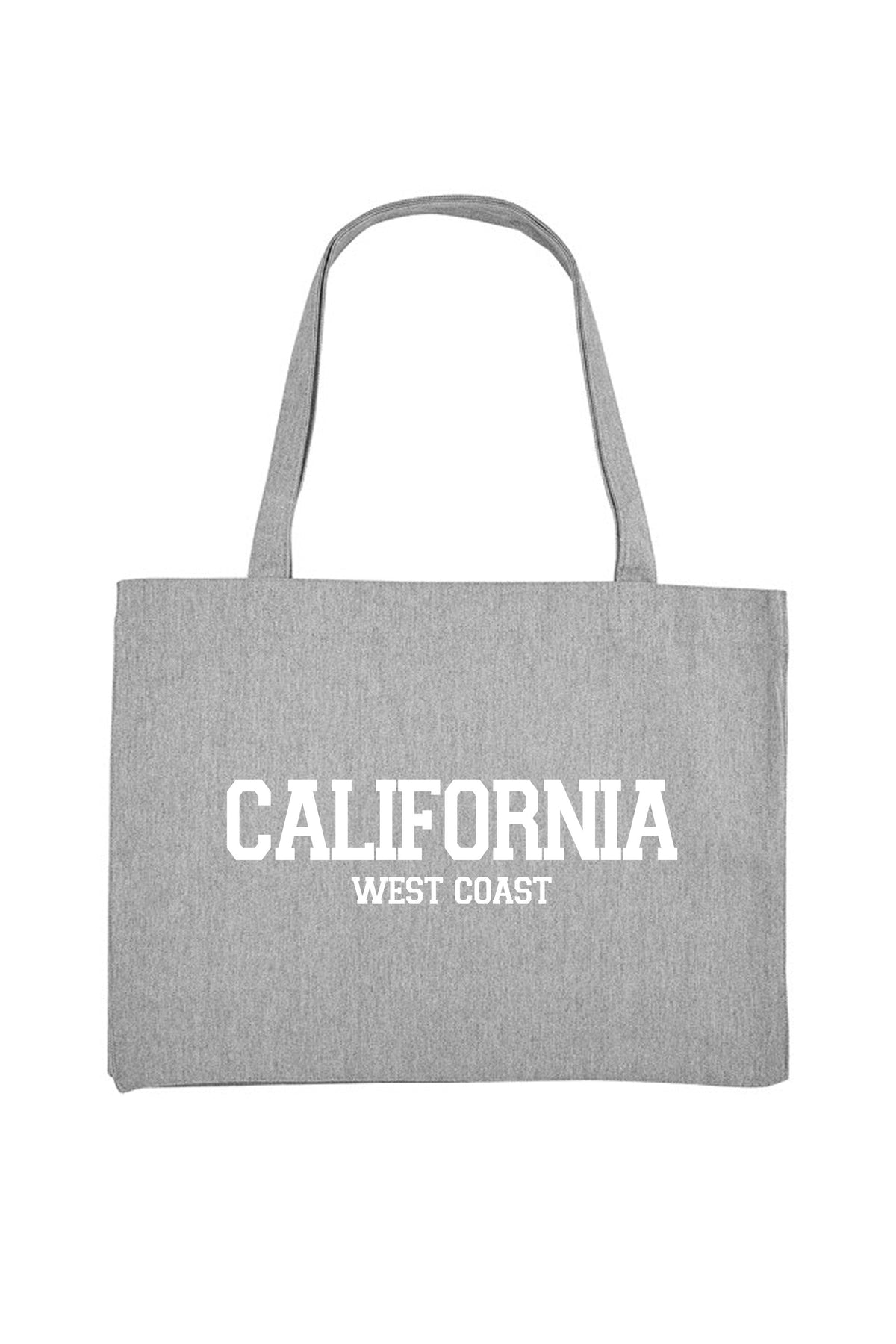 California West Coast Printed Woven Shopping Tote Bag