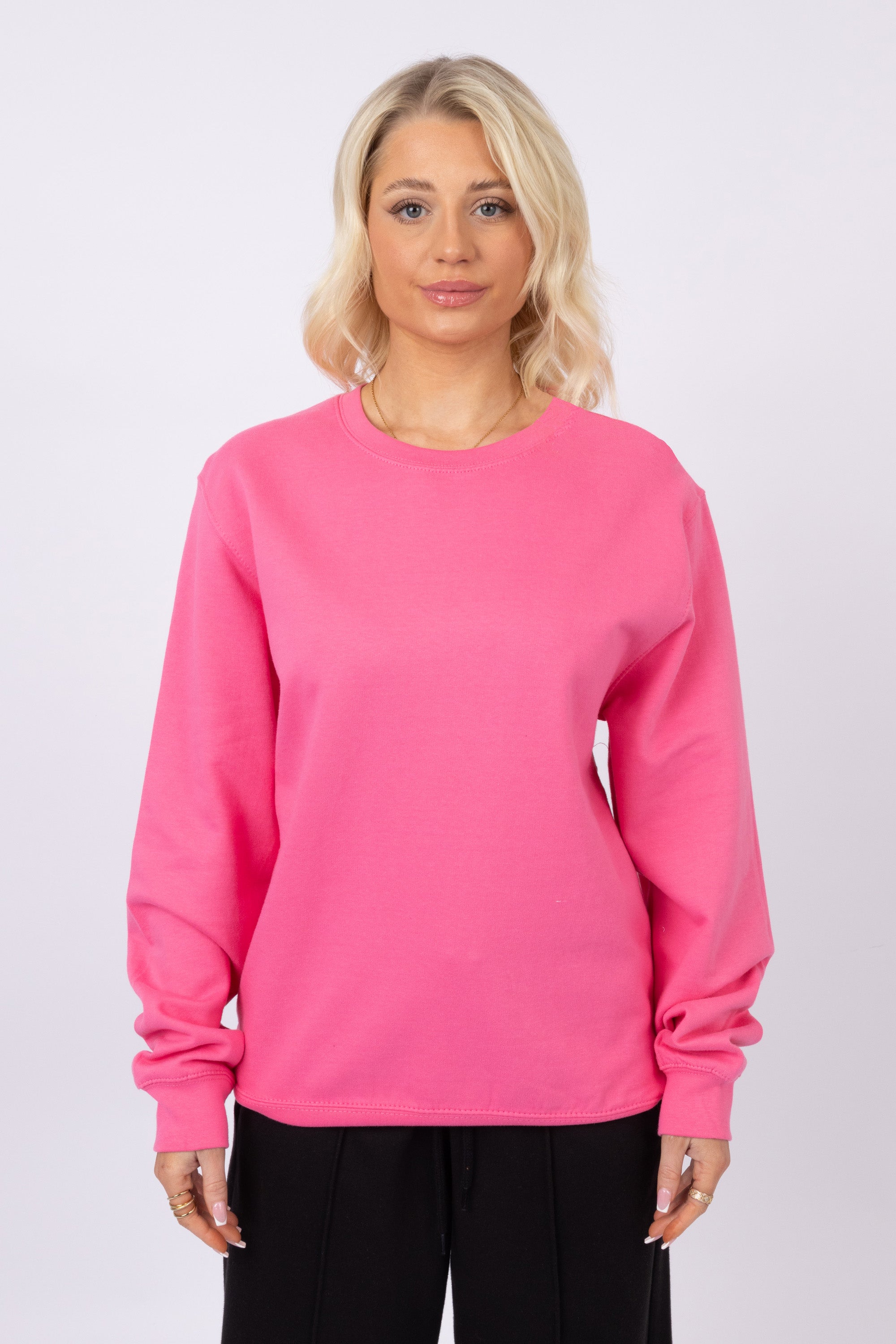 Unisex Crewneck Plain Sweatshirt