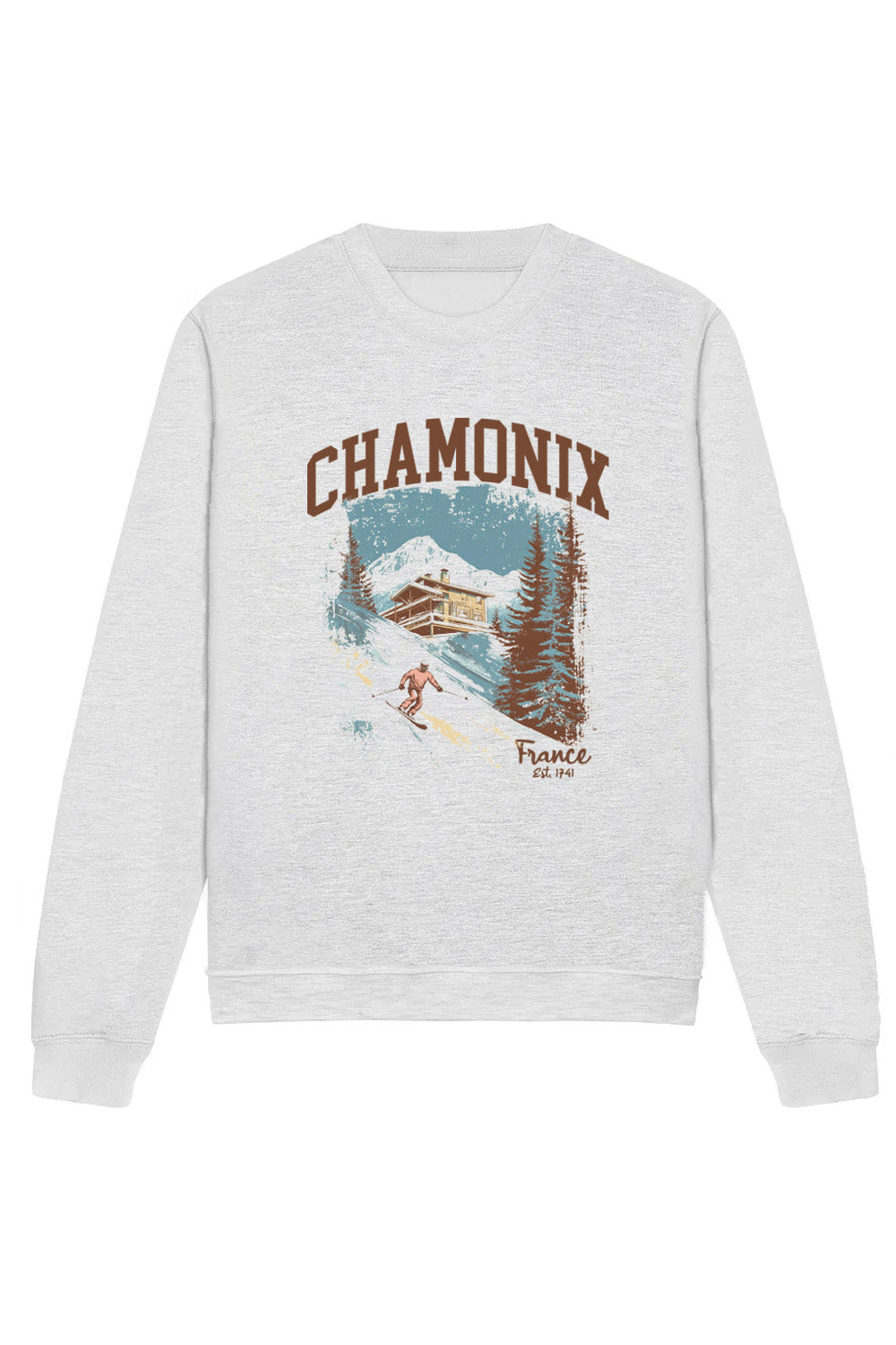 Chamonix France Ski Haven Printed Sweatshirts