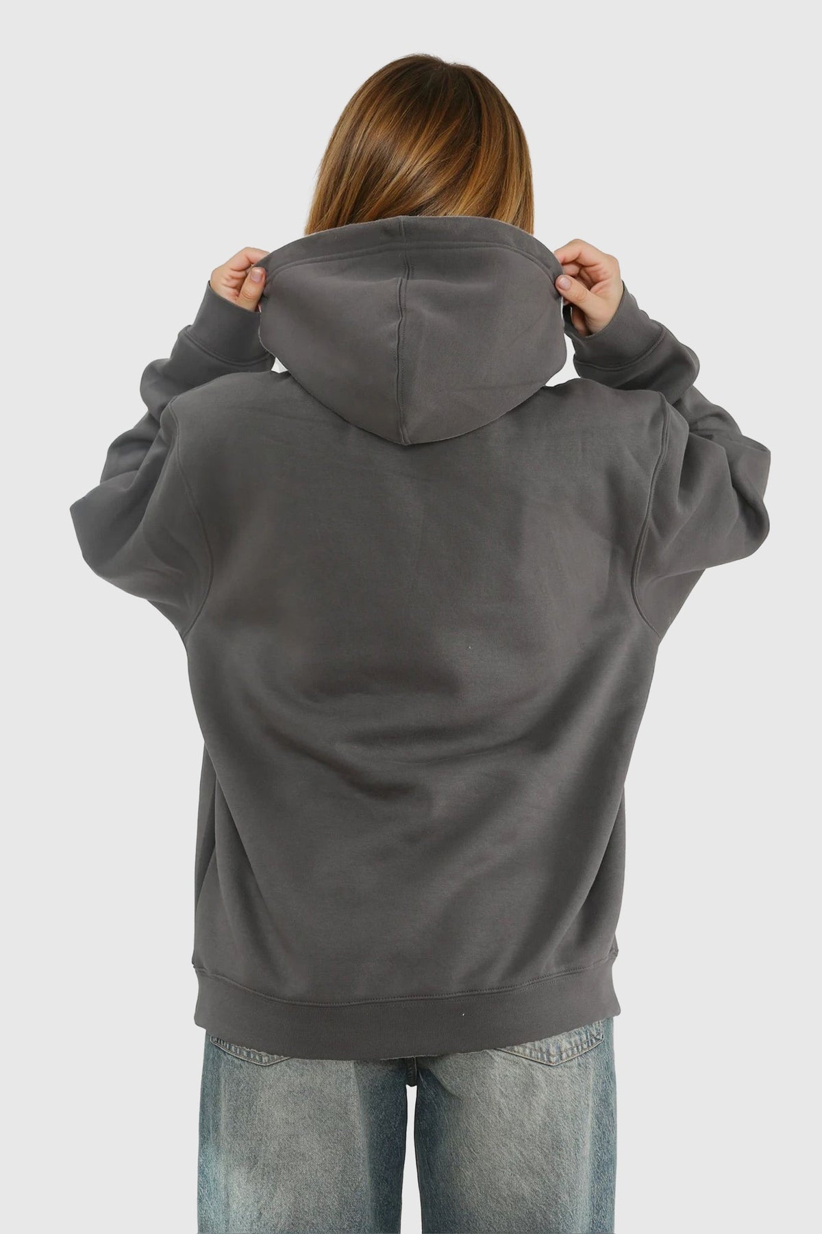 Unisex 280GSM Ringspun Blended Plain Hoodie