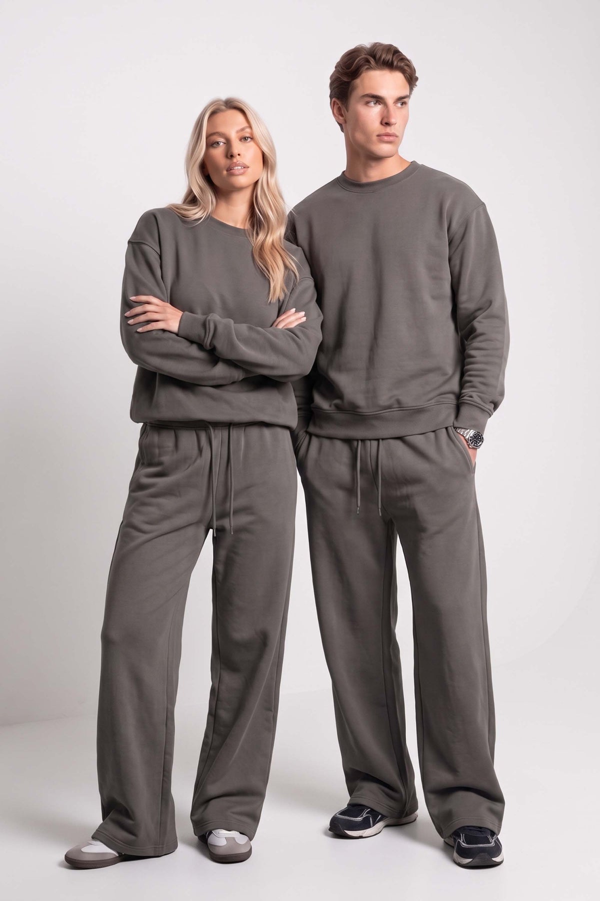 Unisex 280GSM LSF Sweat & Wide Leg Jogger Co-Ord Set