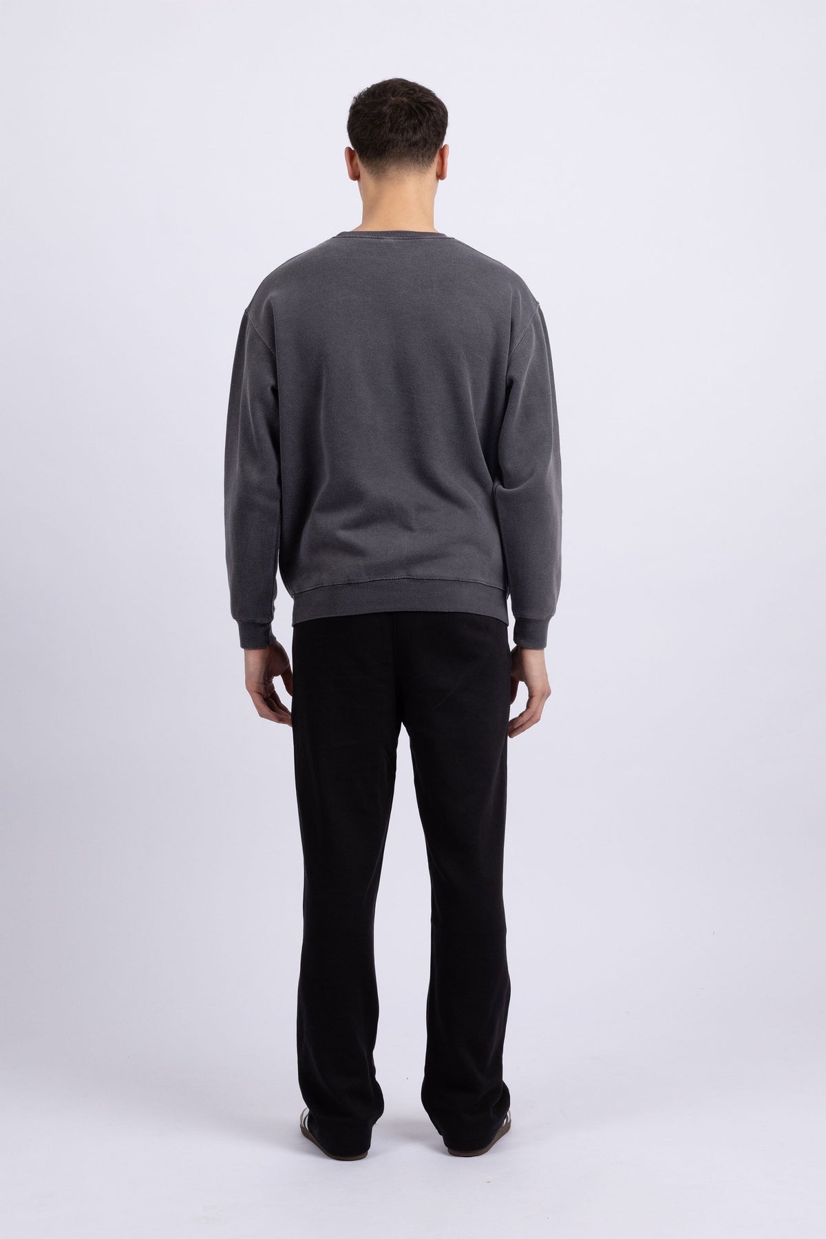 Unisex Acid Washed Plain Sweatshirt