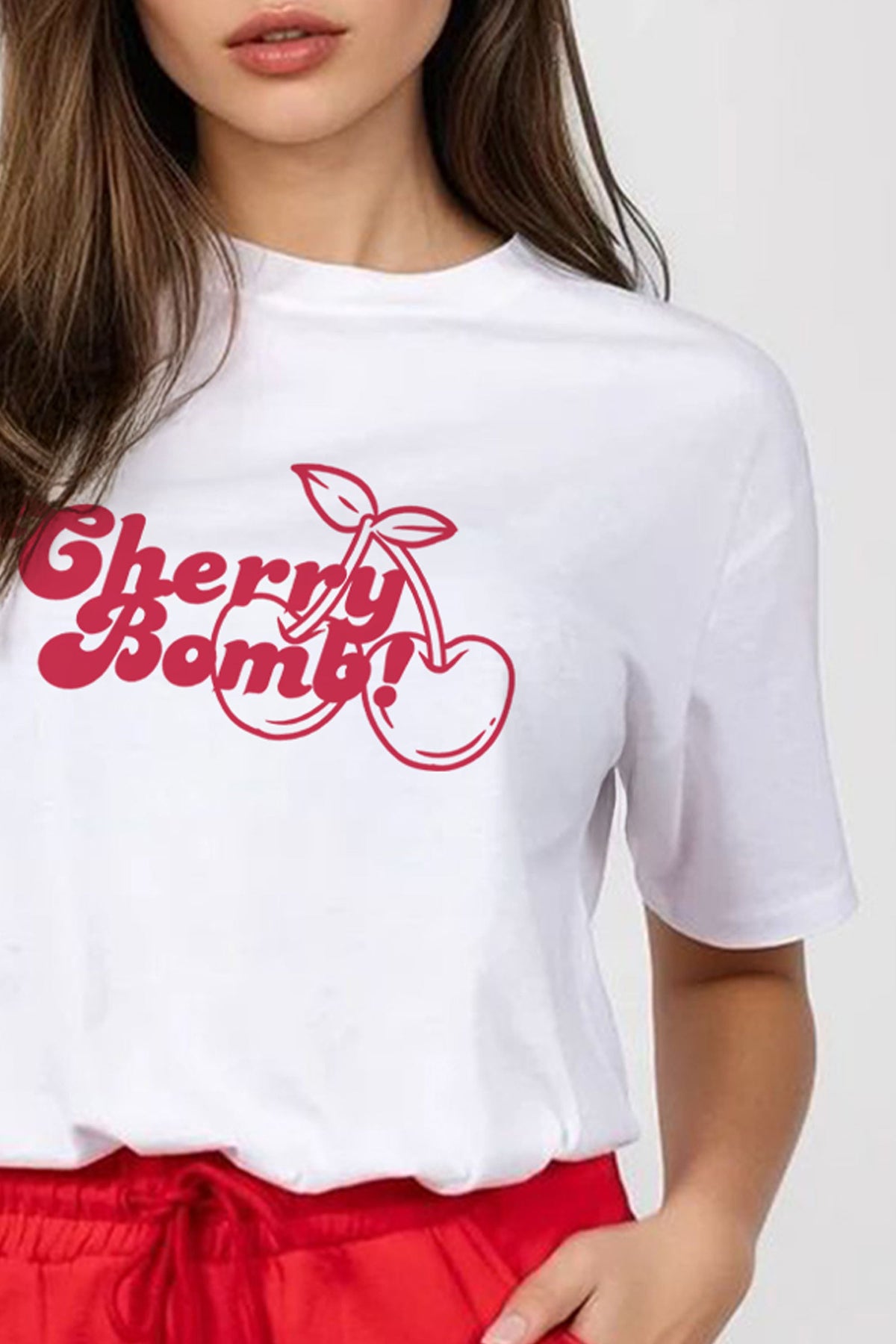 Regular Fit T-Shirt & LSF Short Sets In Cherry Bomb Print (Pack of 4 sets)