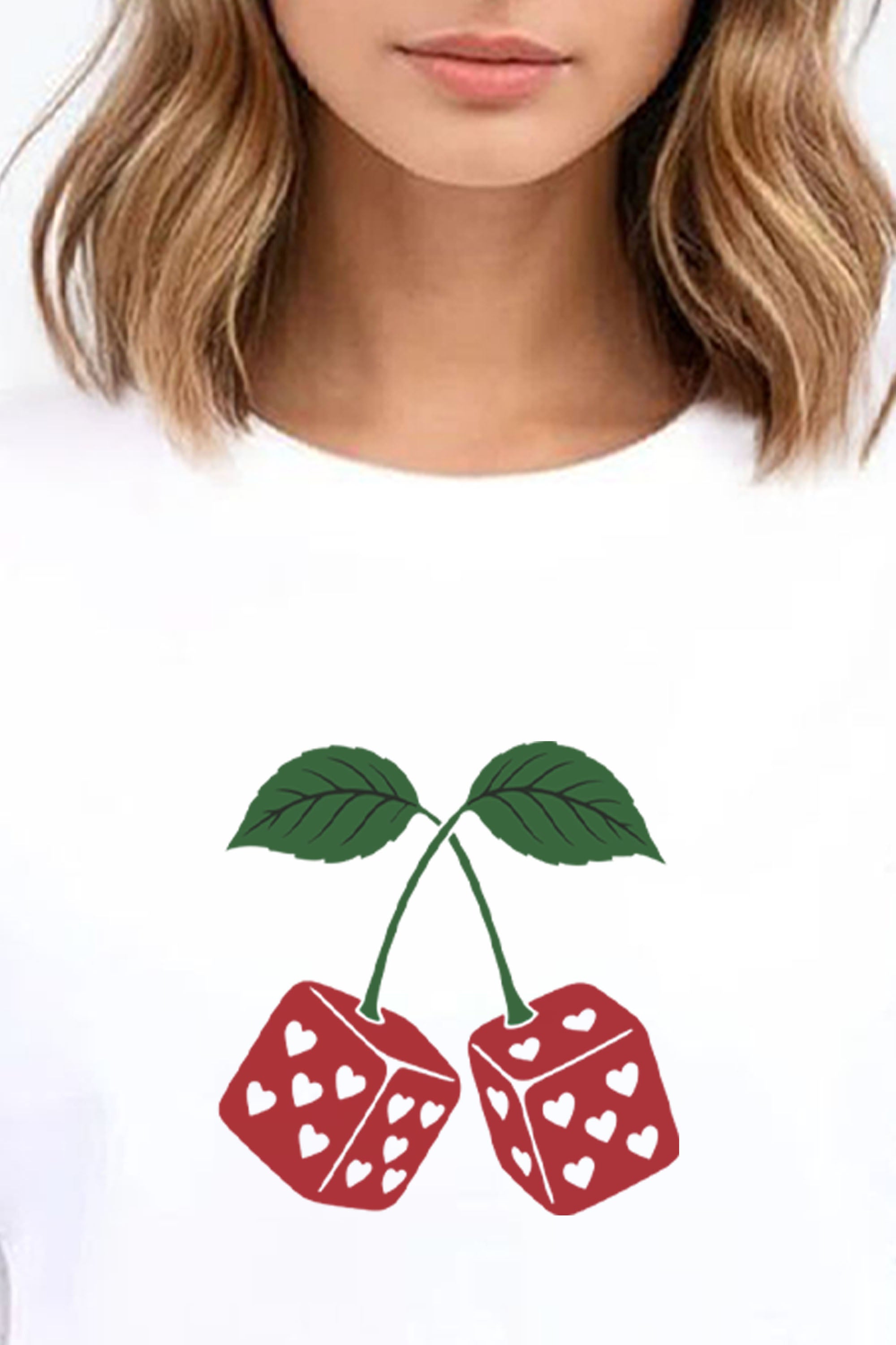 Cherry Dice Printed Sweatshirt