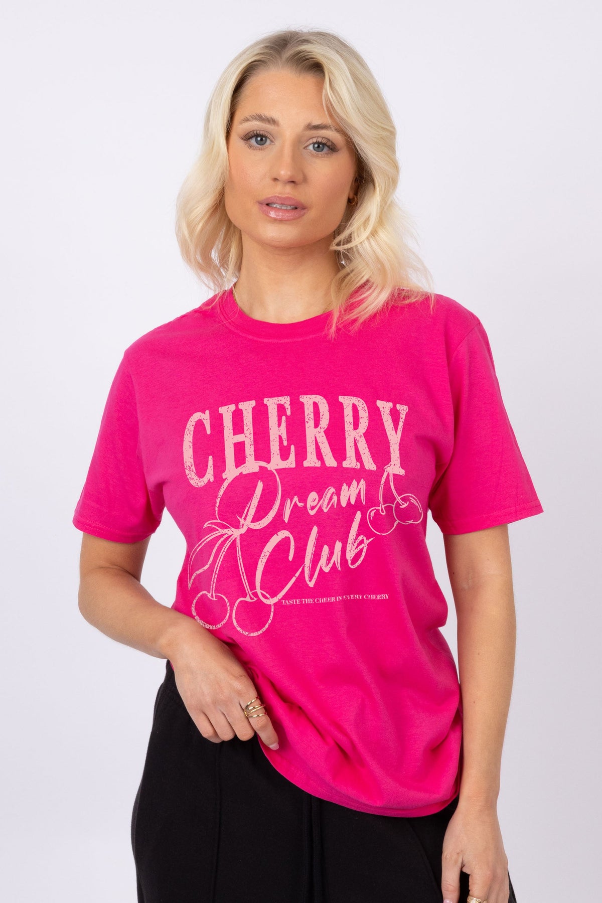 Cherry Dream Club Printed T-Shirt