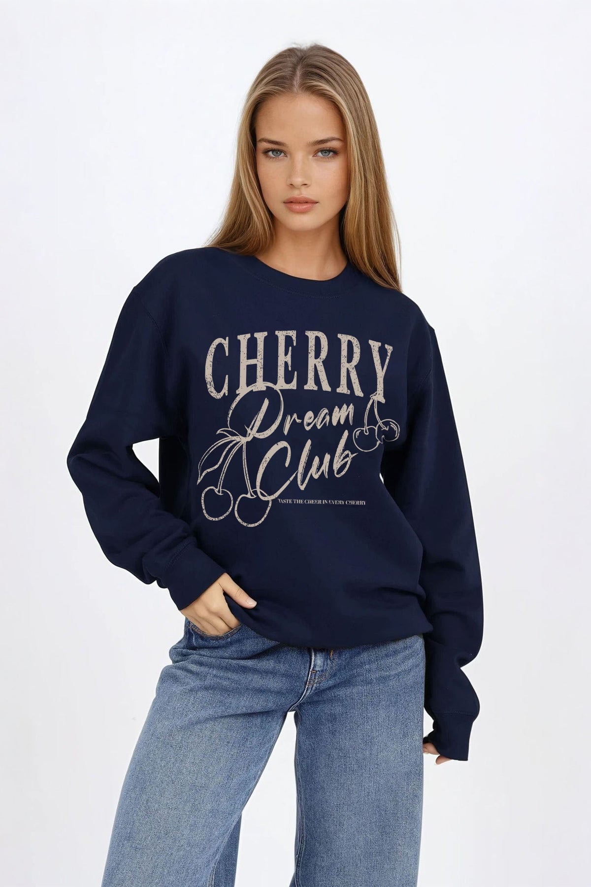 Cherry Dream Club Printed Sweatshirt