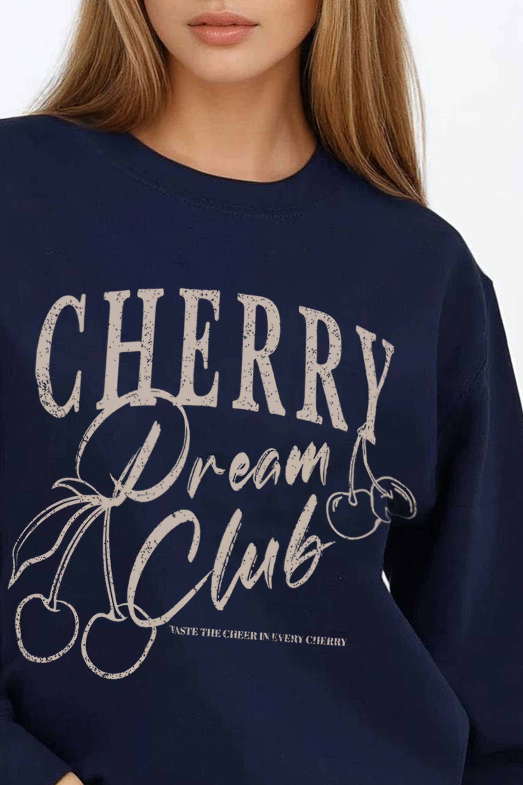 Cherry Dream Club Printed Sweatshirt