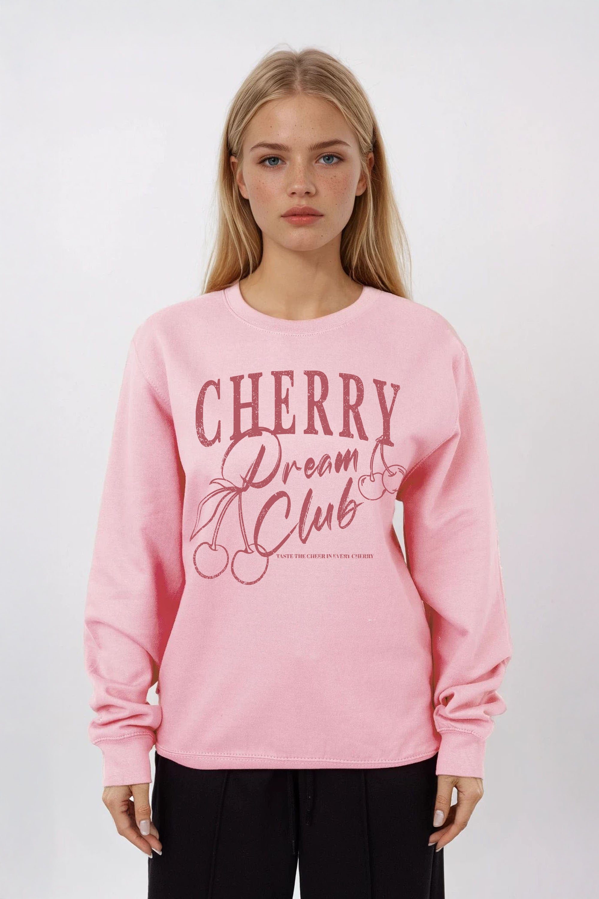Cherry Dream Club Printed Sweatshirt