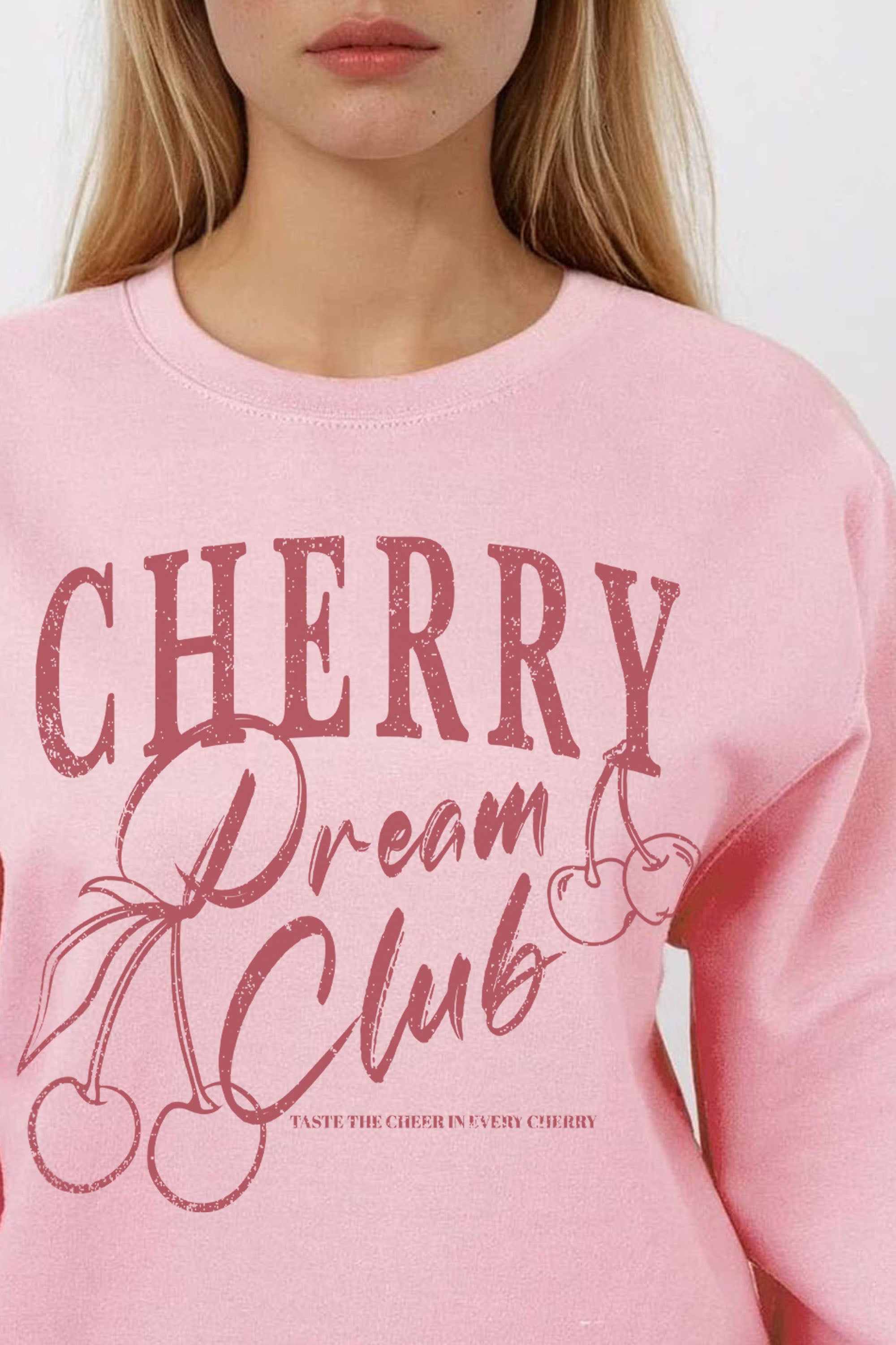 Cherry Dream Club Printed Sweatshirt