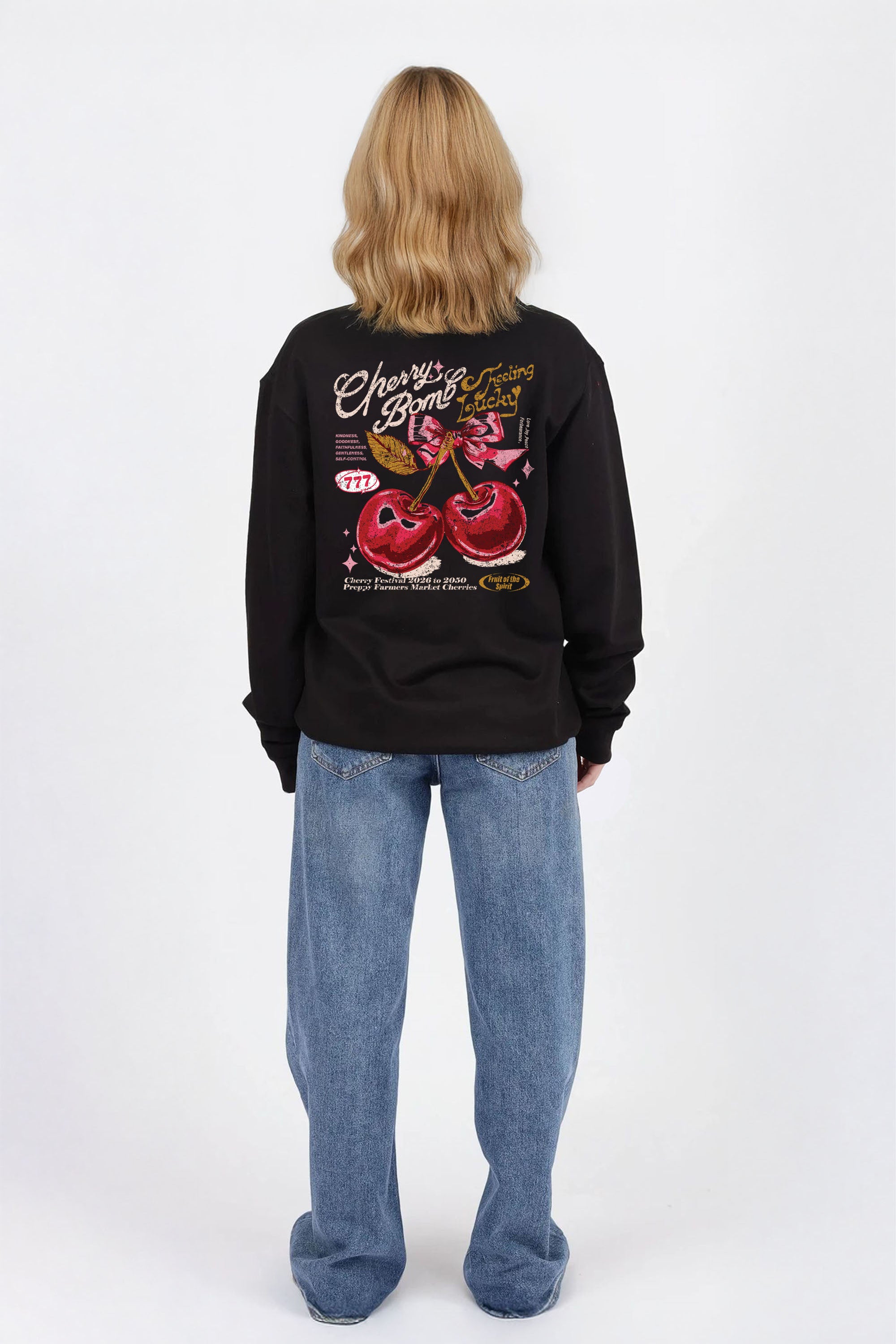 Cherry Bomb Printed Sweatshirt