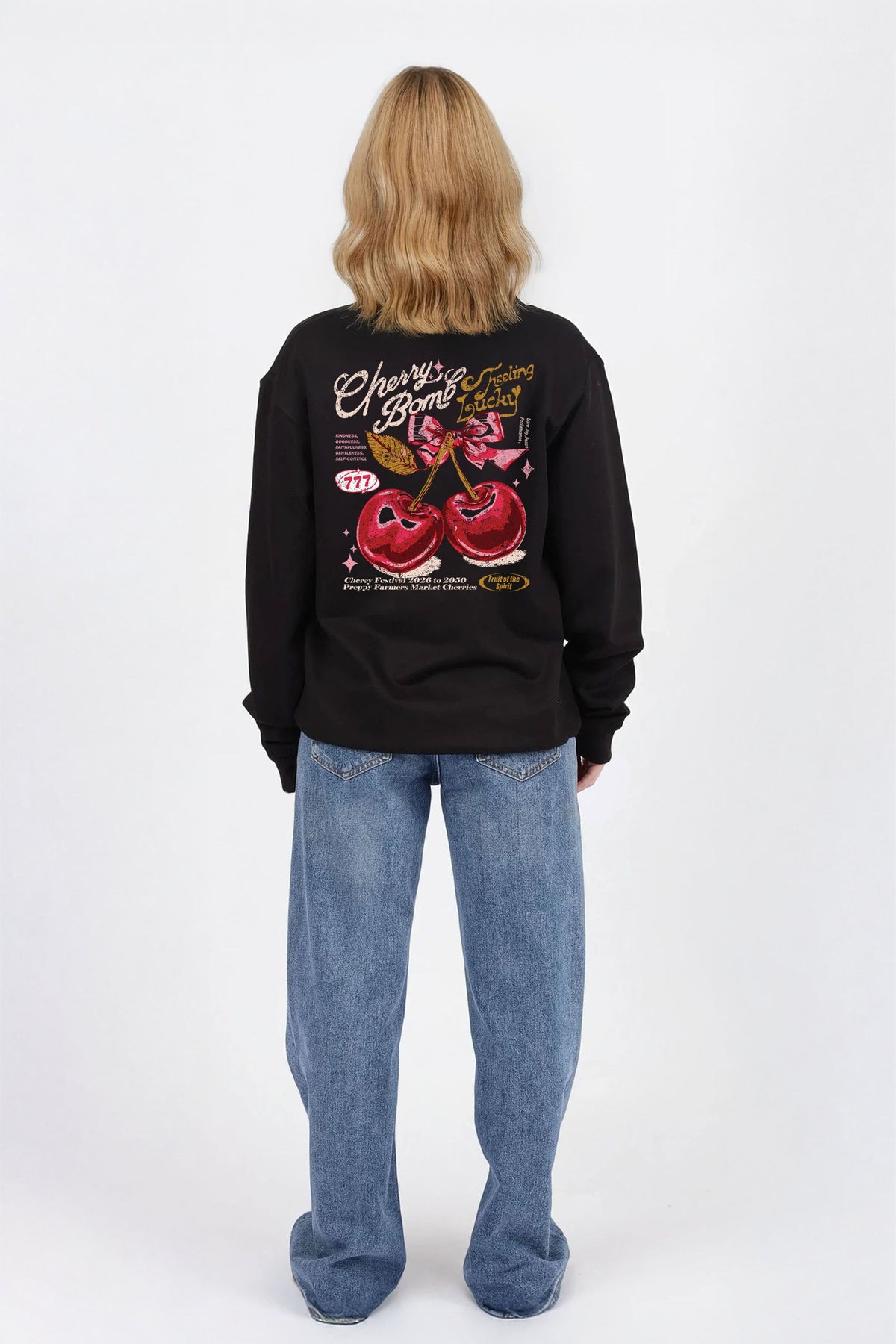 Cherry Bomb Printed Sweatshirt