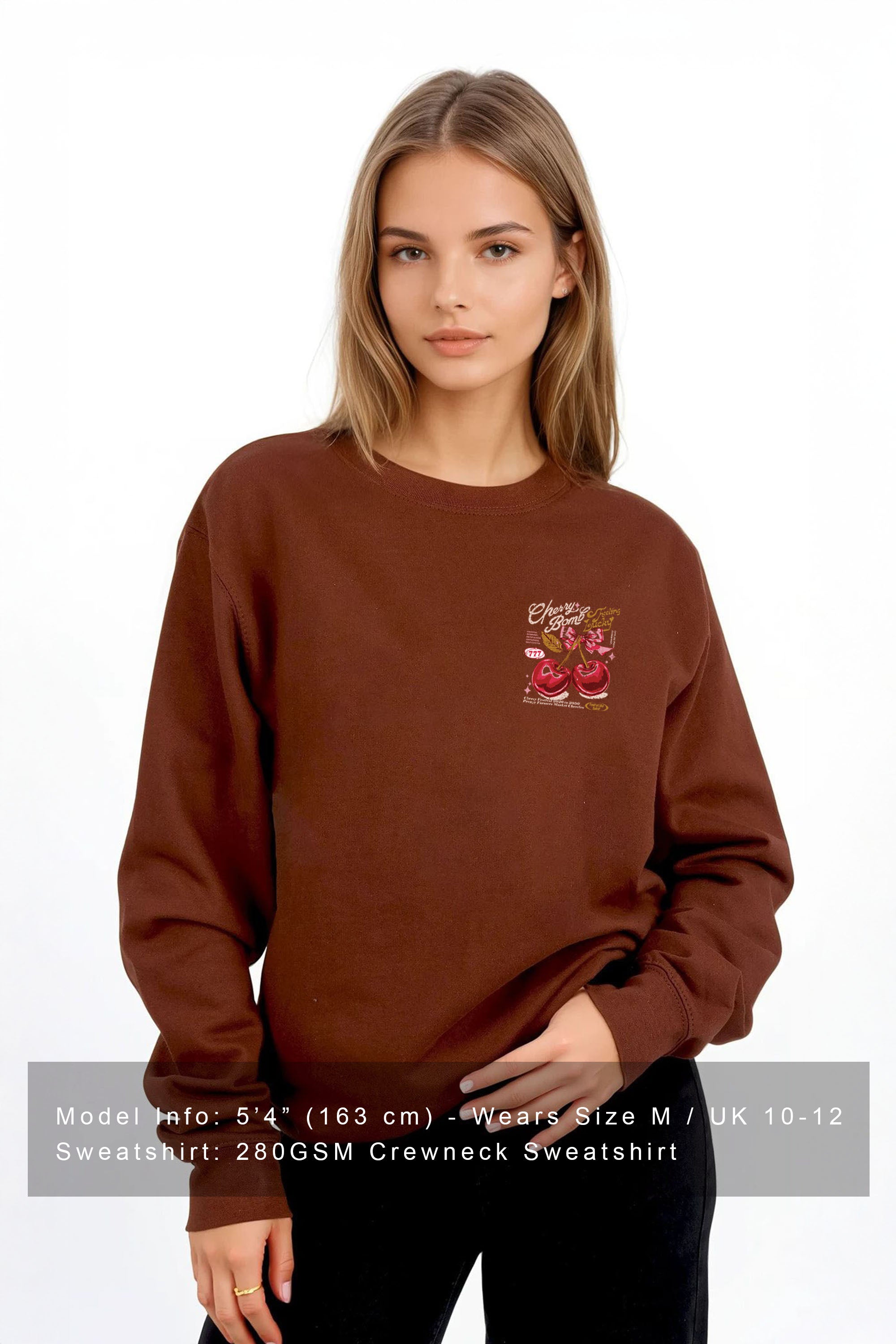 Cherry Bomb Printed Sweatshirt