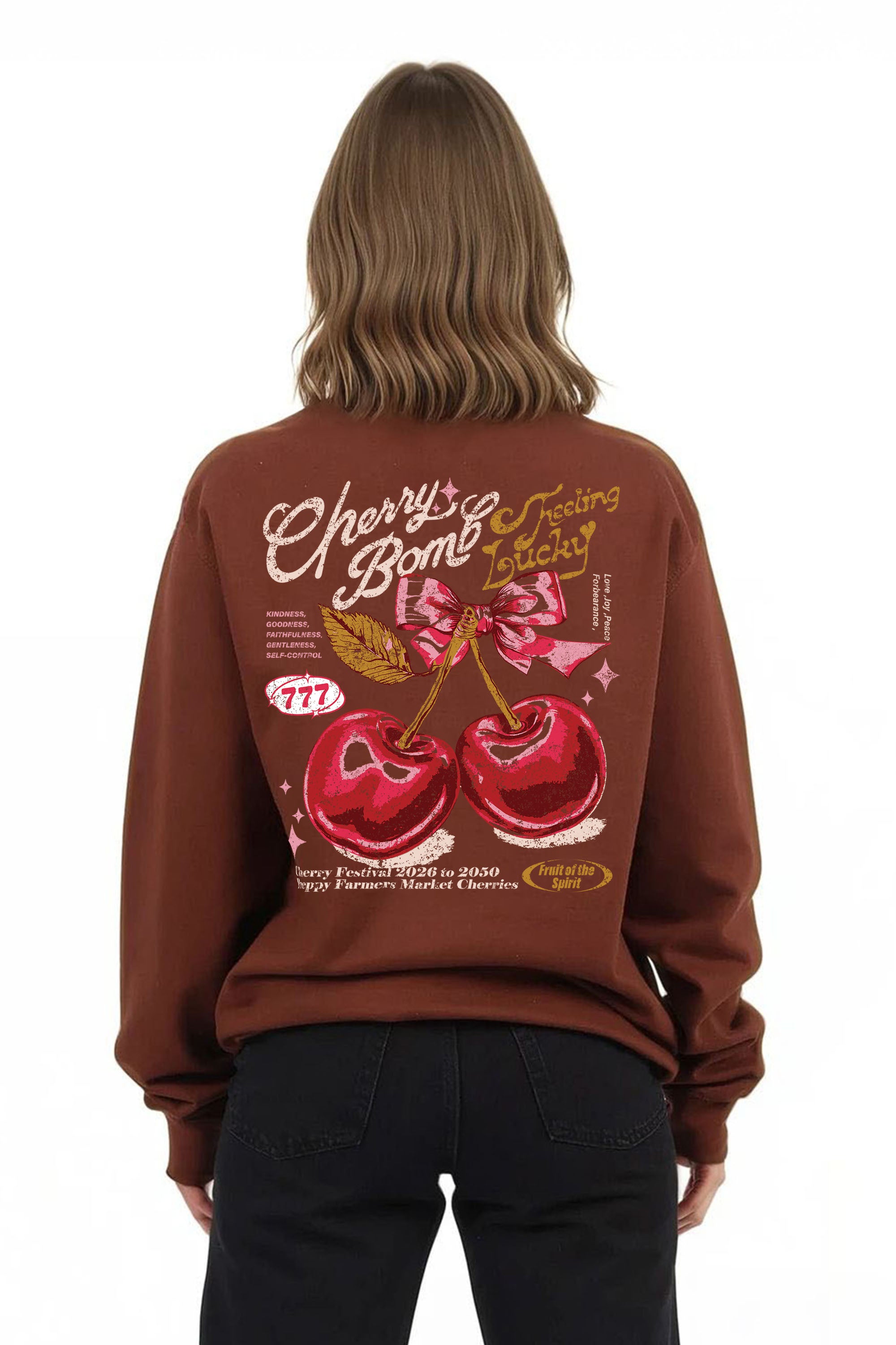 Cherry Bomb Printed Sweatshirt