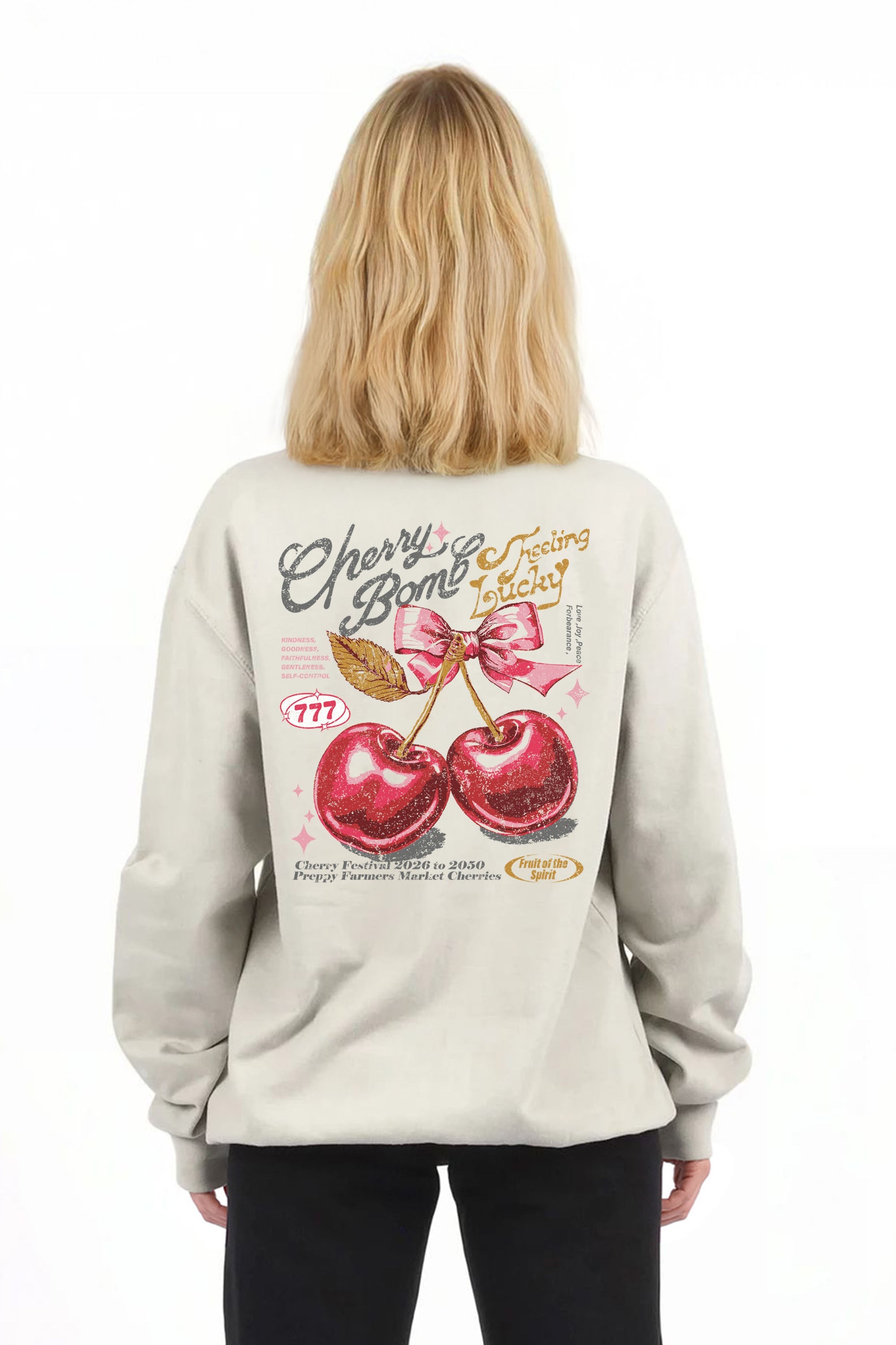 Cherry Bomb Printed Sweatshirt