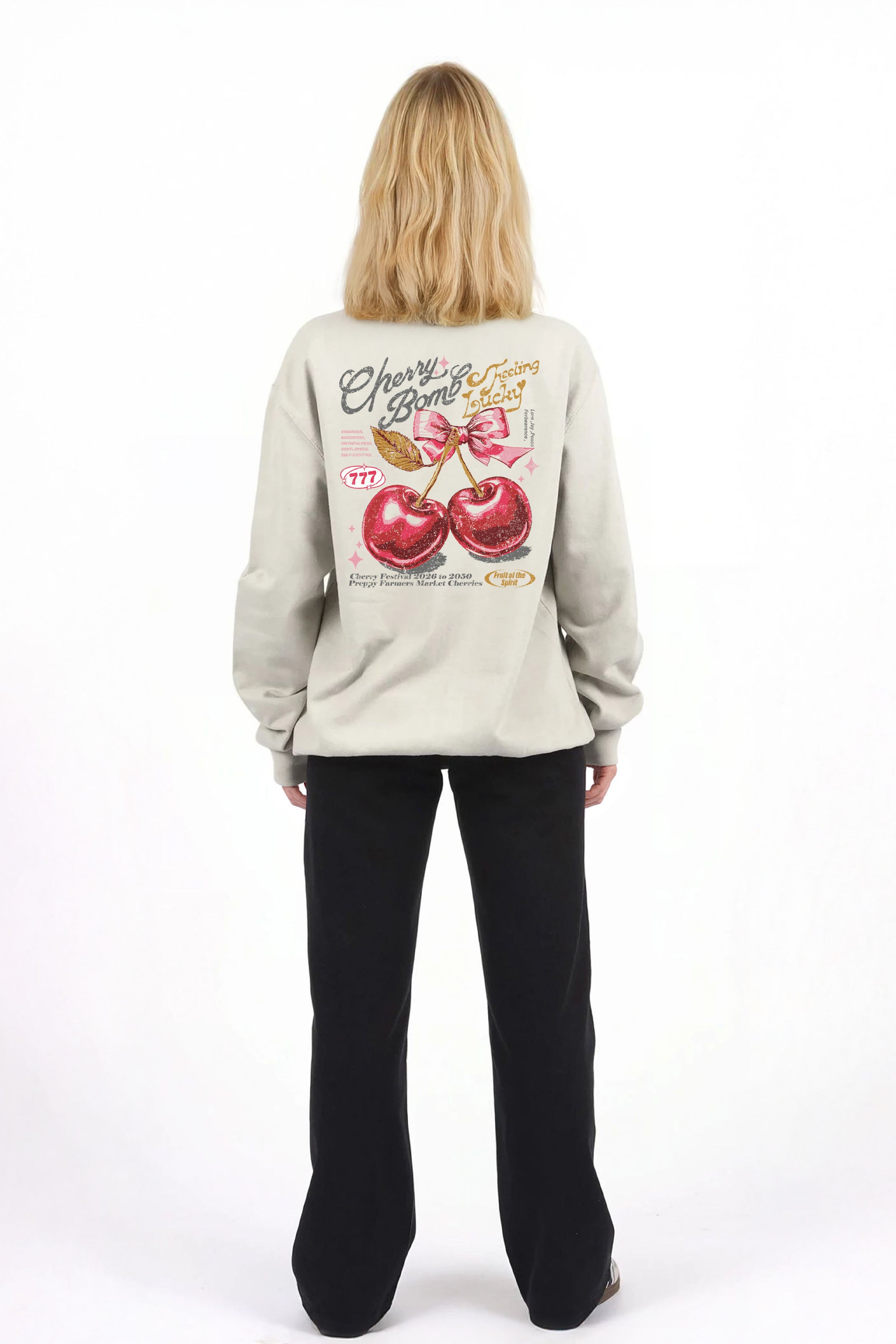 Cherry Bomb Printed Sweatshirt