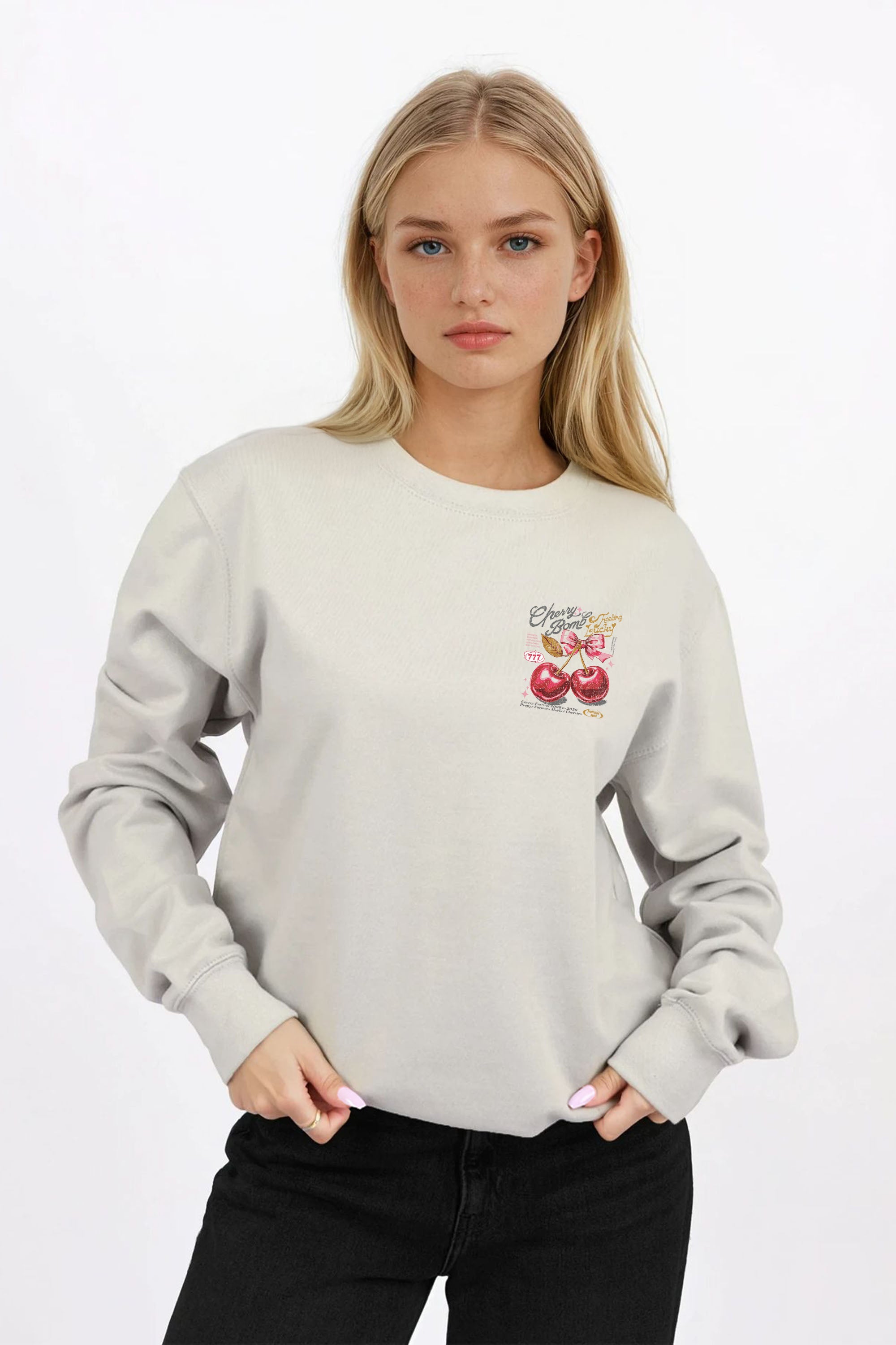 Cherry Bomb Printed Sweatshirt