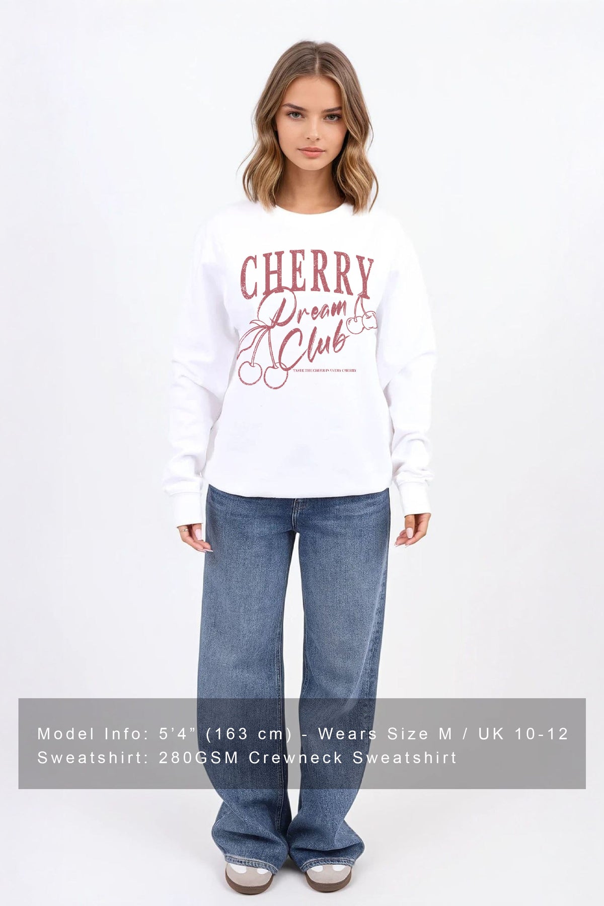 Cherry Dream Club Printed Sweatshirt
