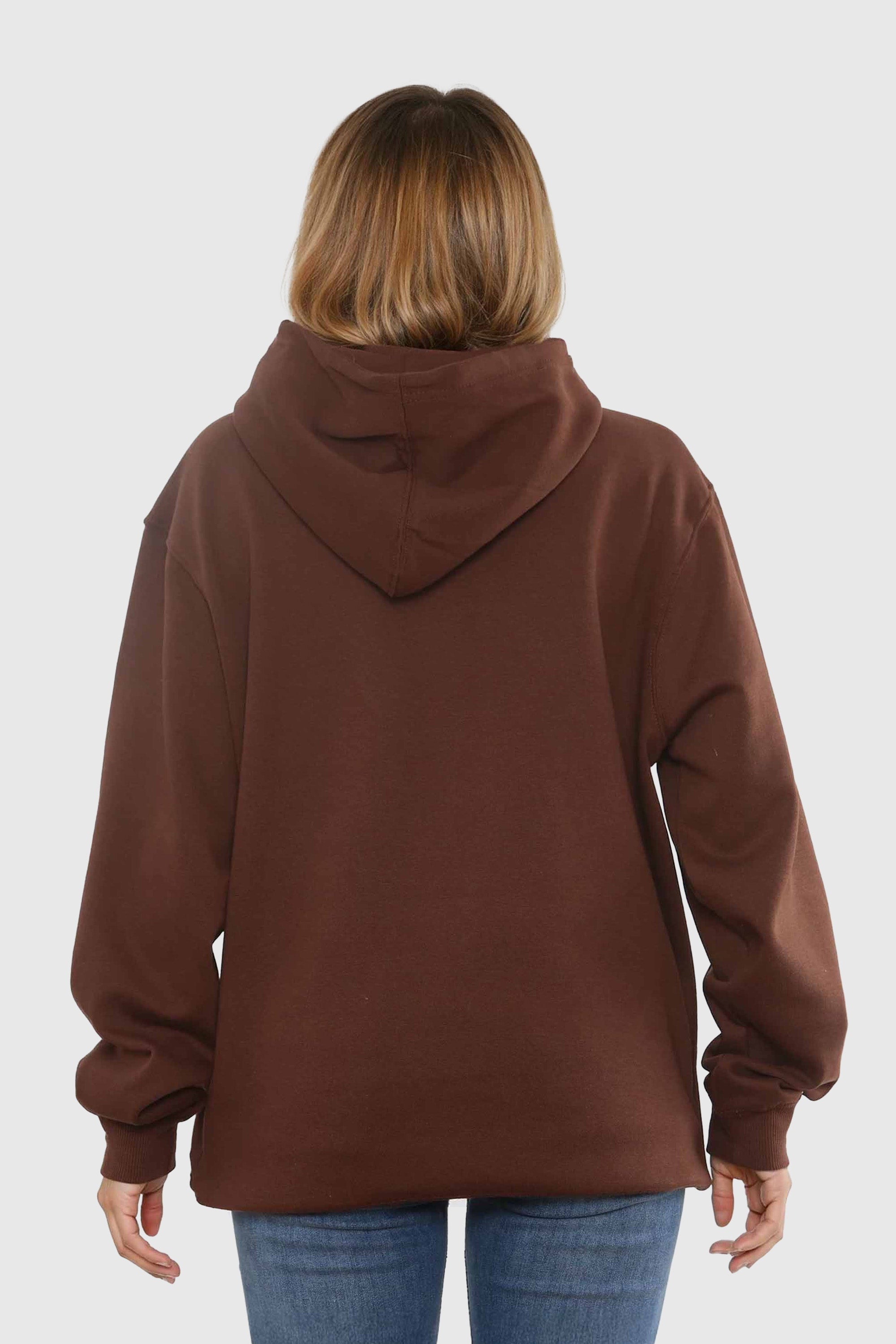 Unisex 280GSM Ringspun Blended Plain Hoodie
