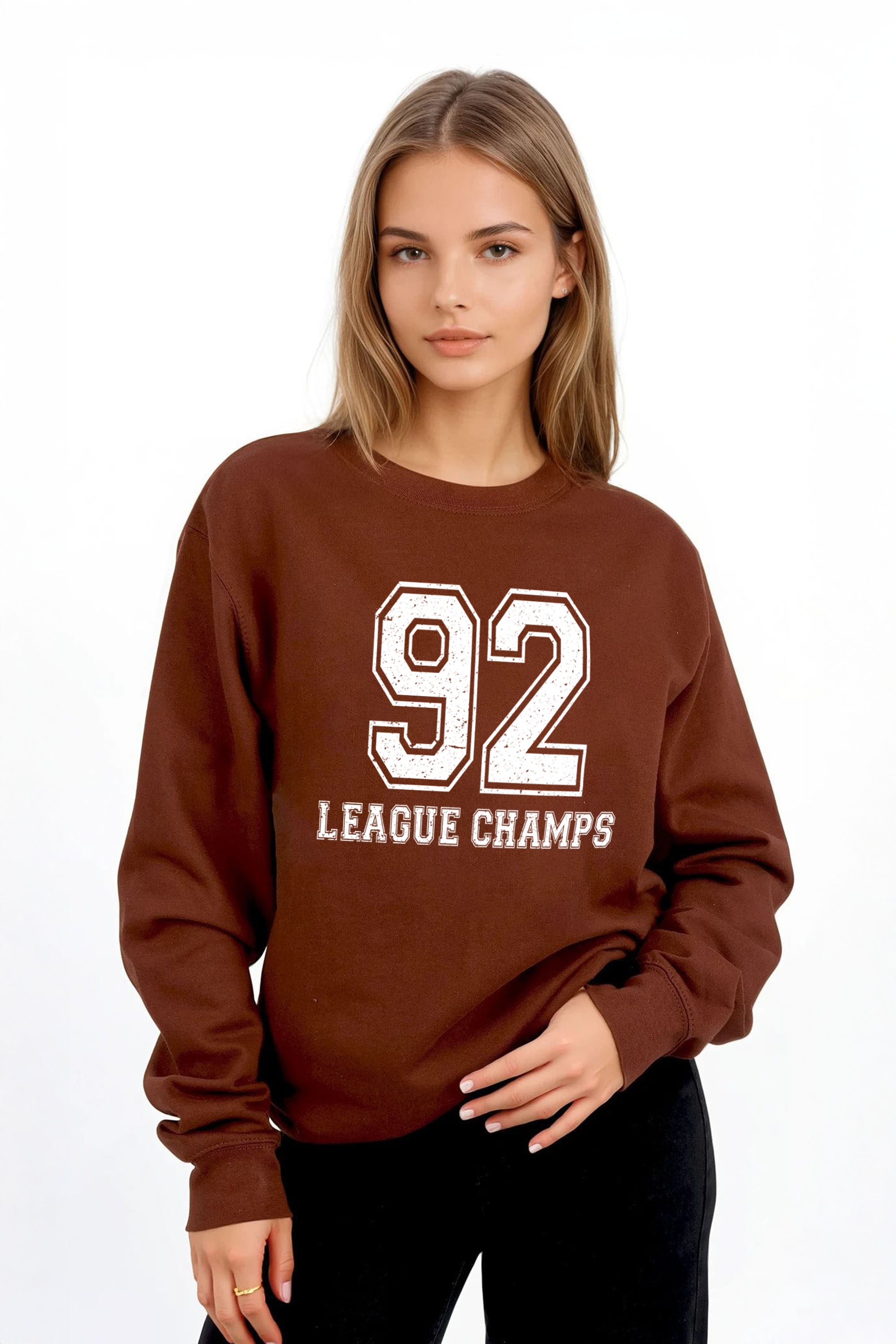 92 League Champs Printed Sweatshirt