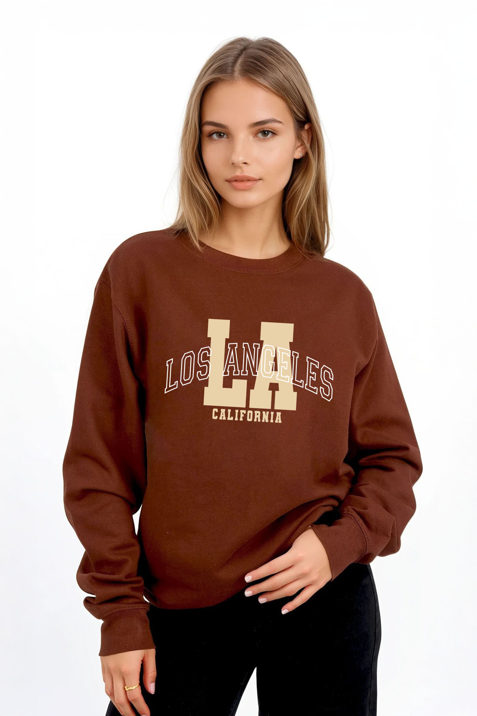 Los Angeles California Printed Sweatshirt