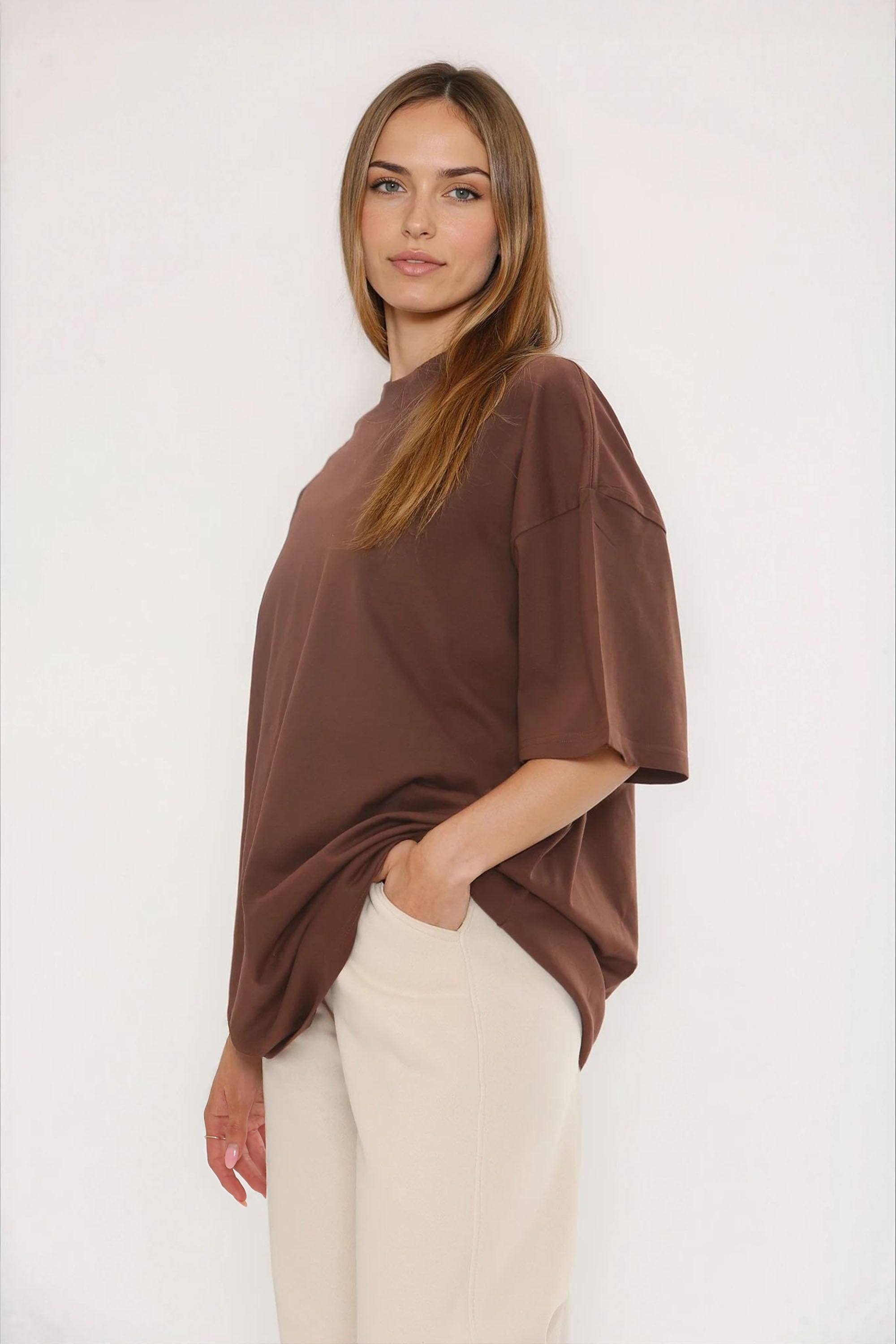 220GSM Unisex Oversized Plain T-Shirts