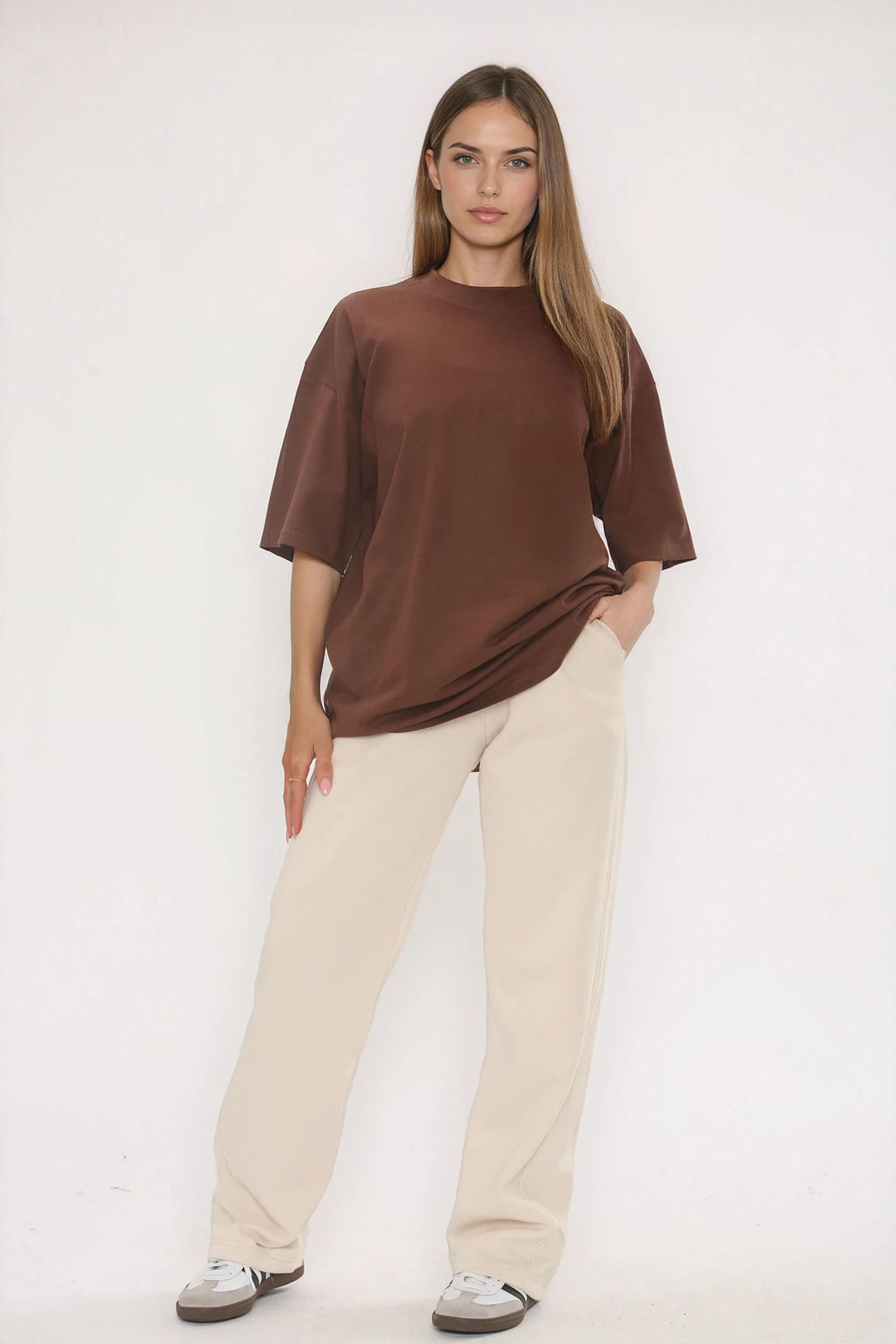 220GSM Unisex Oversized Plain T-Shirts