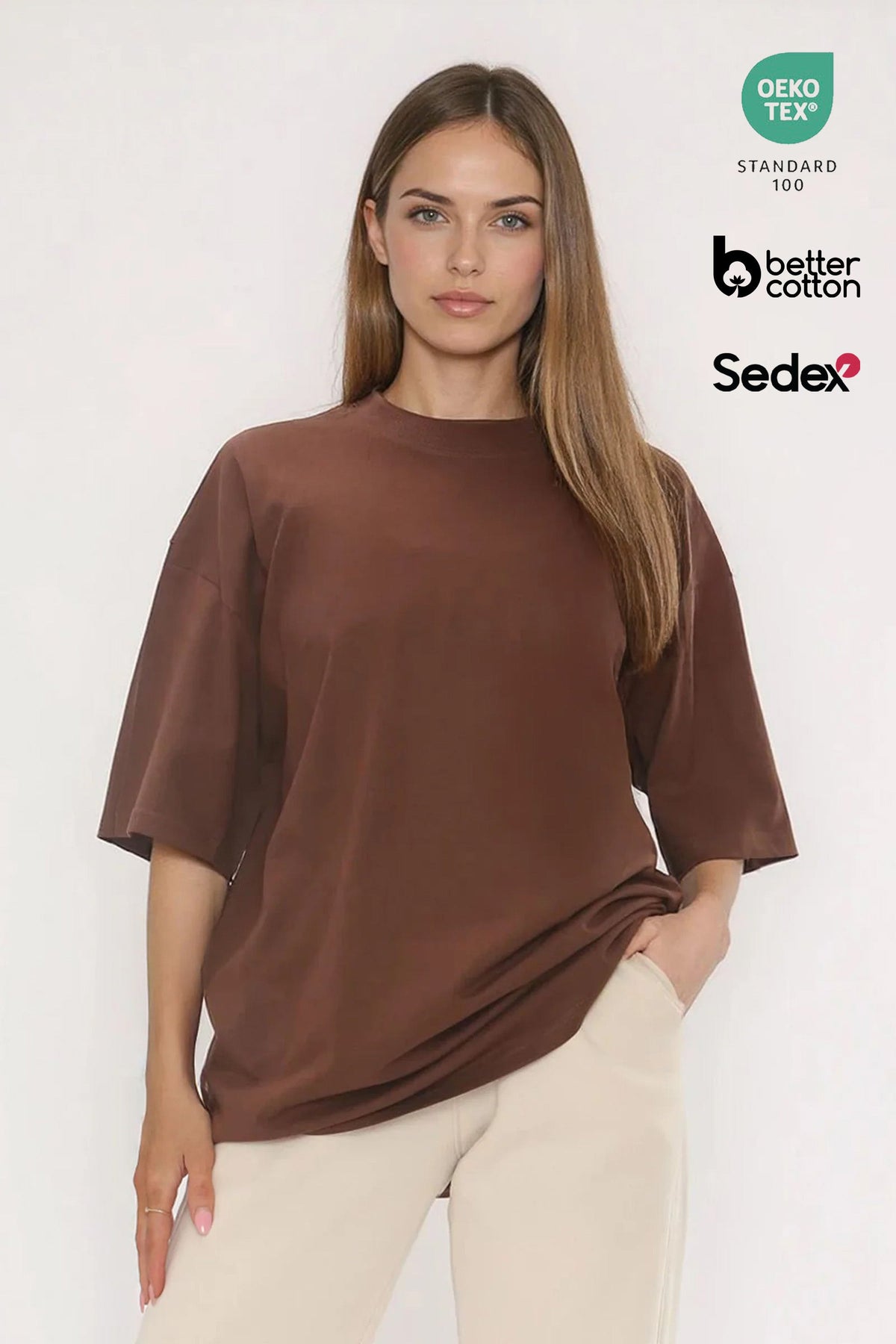 220GSM Unisex Oversized Plain T-Shirts