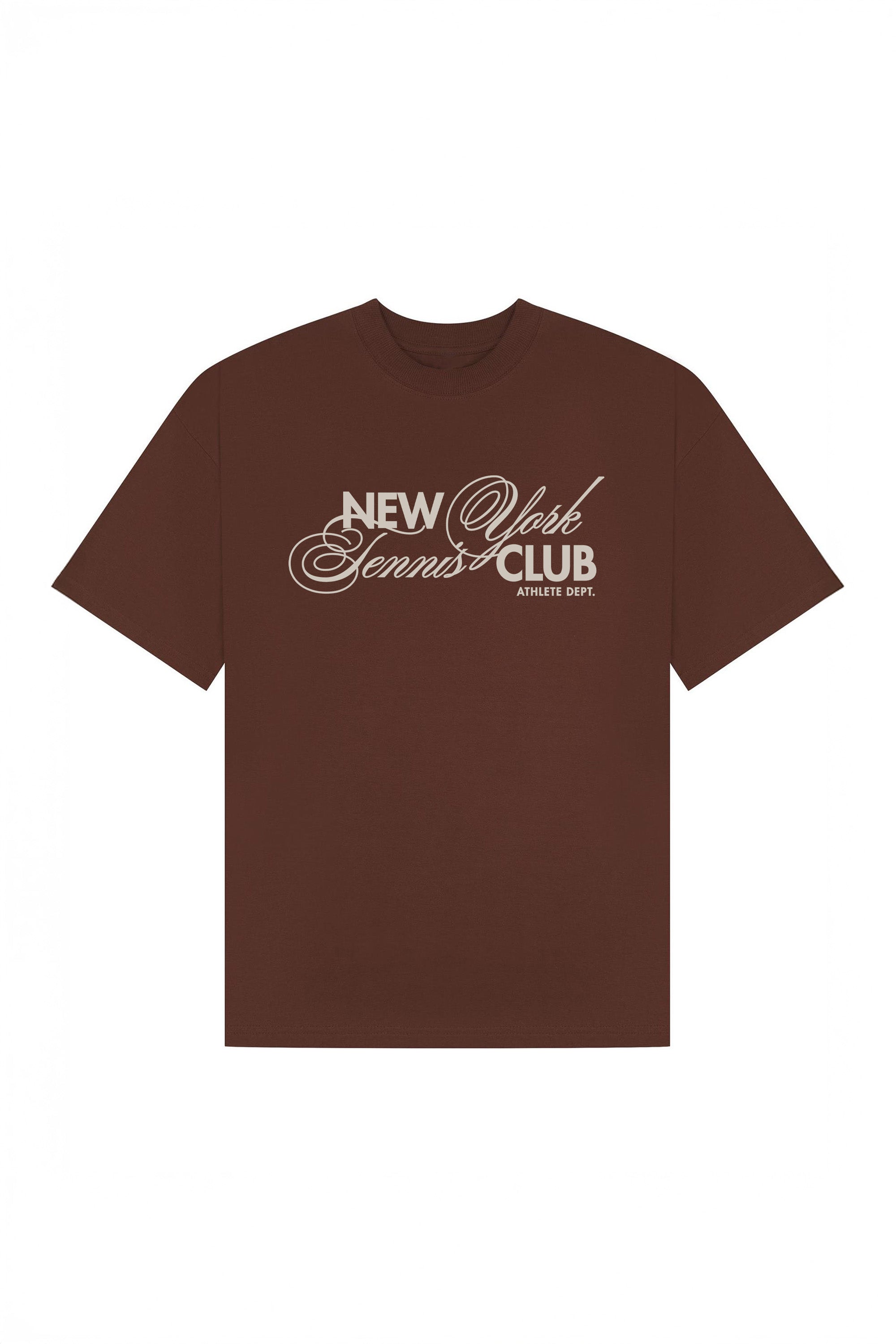 220GSM Oversized T-Shirt In Newyork Tennis Club Print