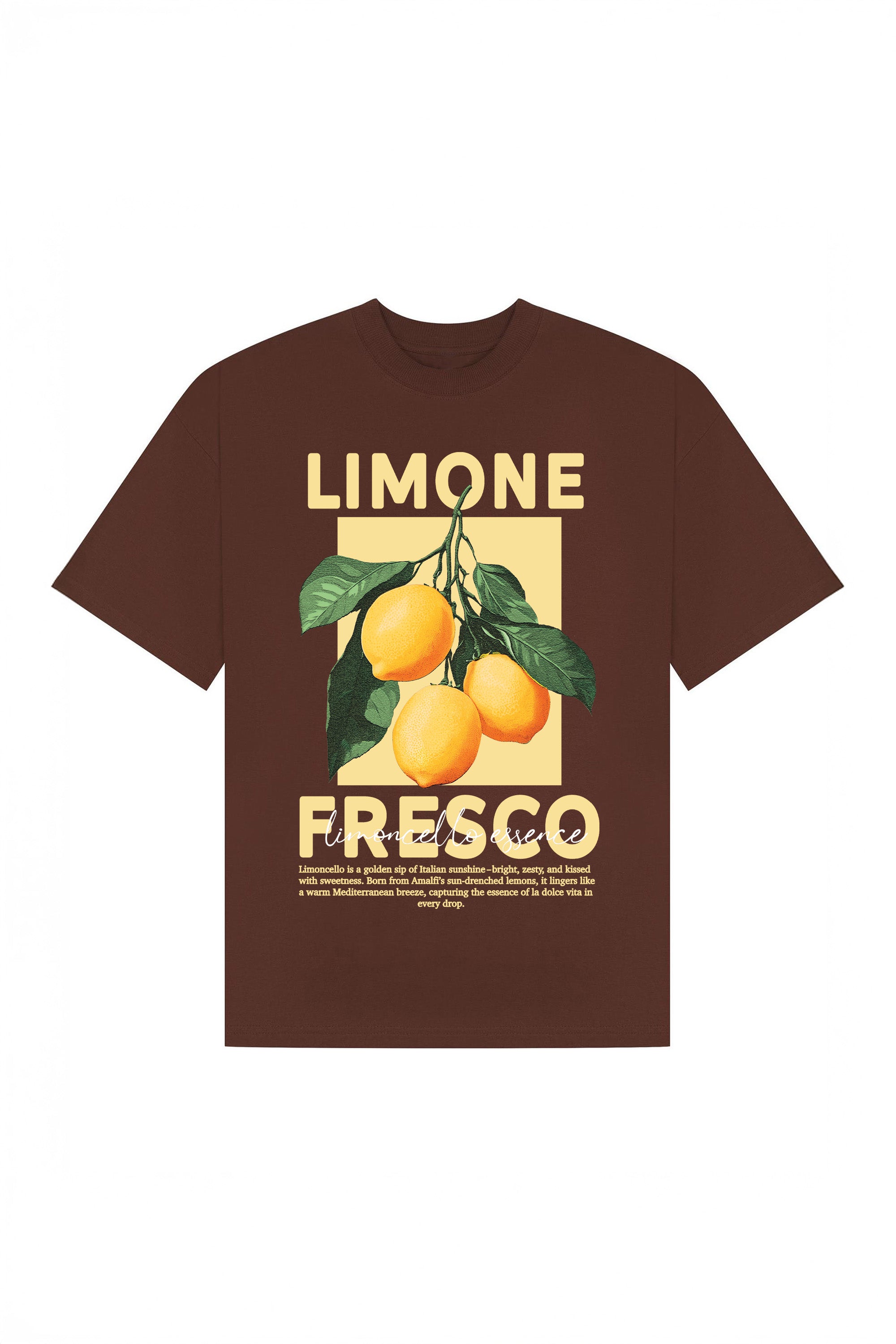 Oversized T-Shirt In Limone Fresco Print