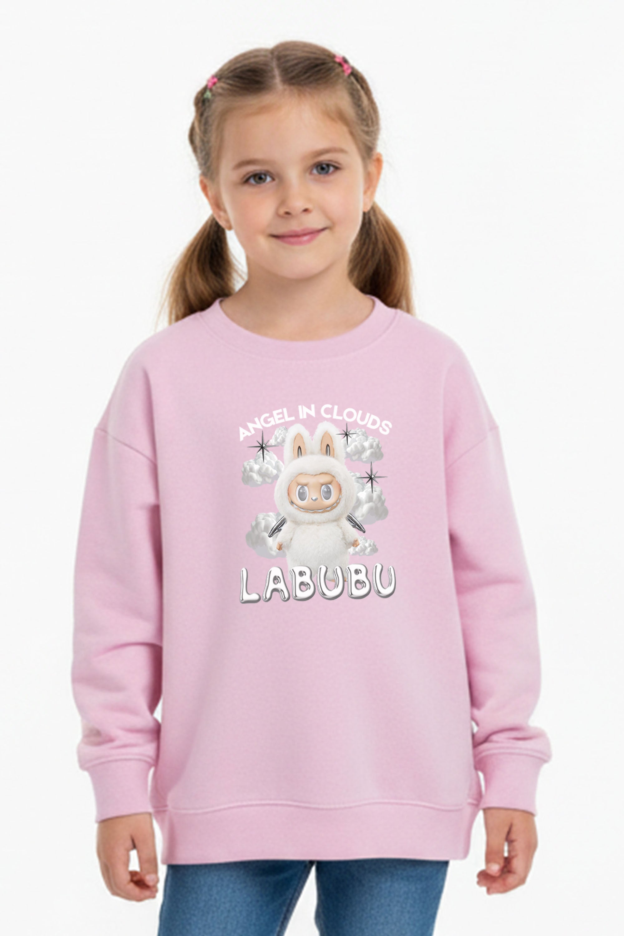 Kids Labubu Cloud Printed Sweatshirt