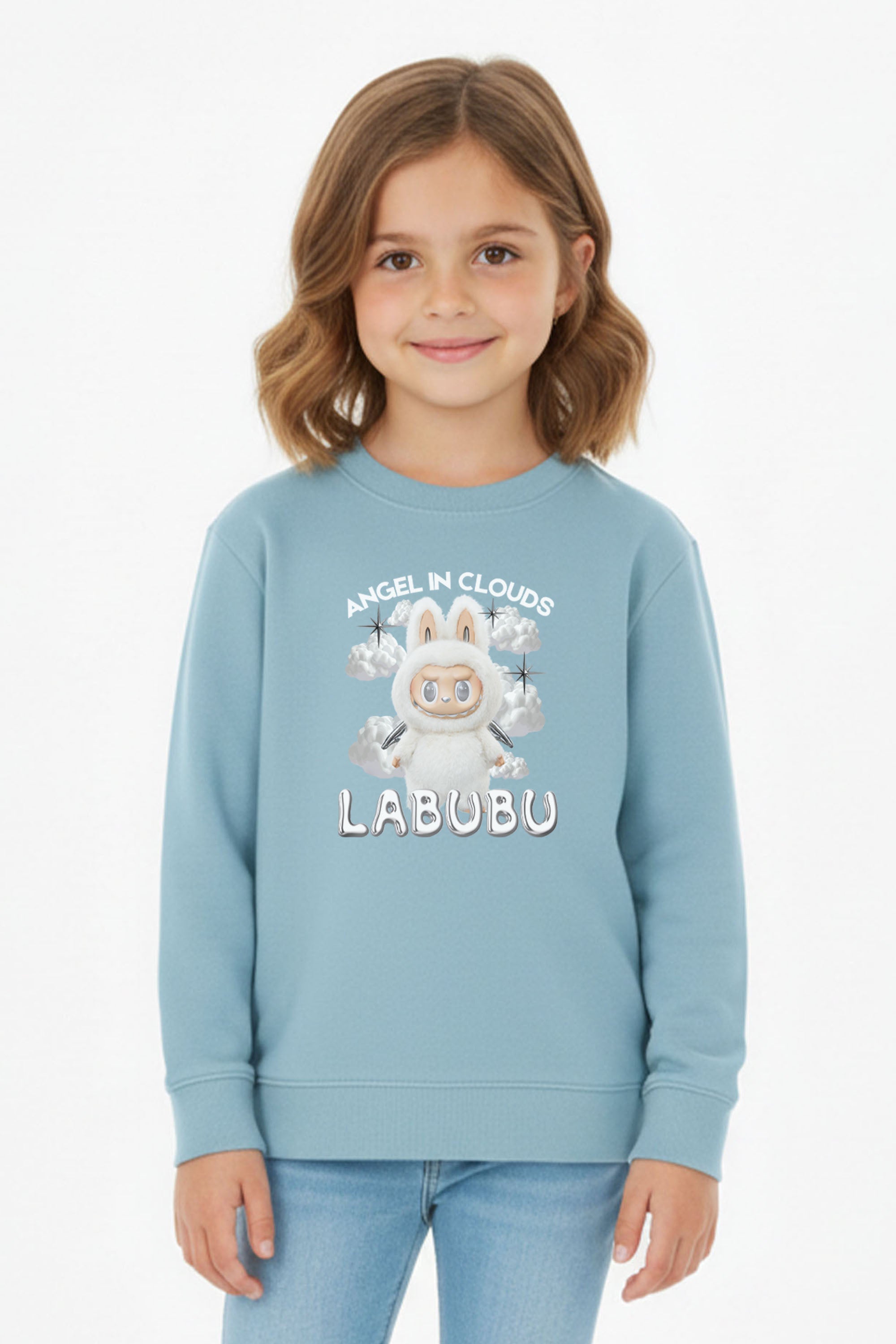 Kids Labubu Cloud Printed Sweatshirt