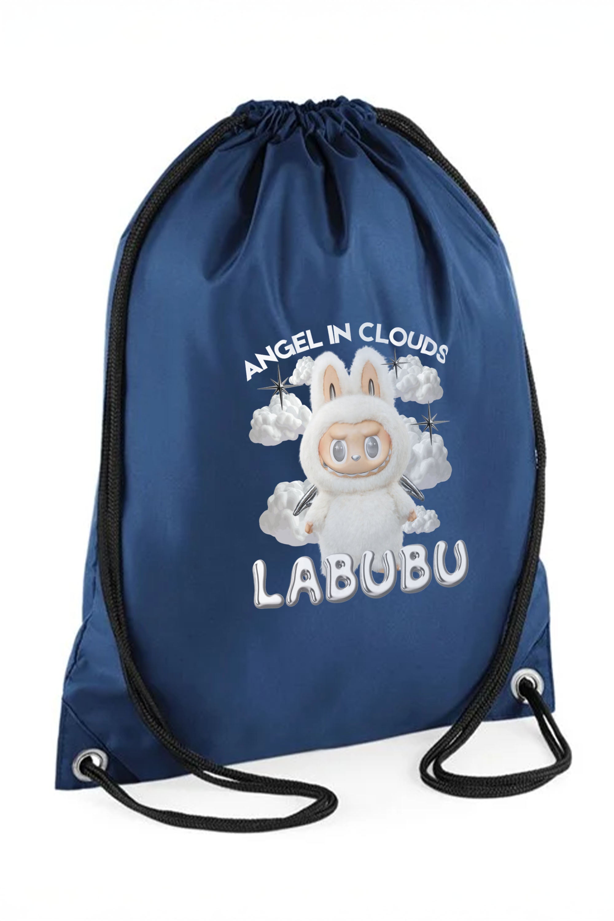 Labubu Cloud Printed Water-Resistant Pe/Kit Bag